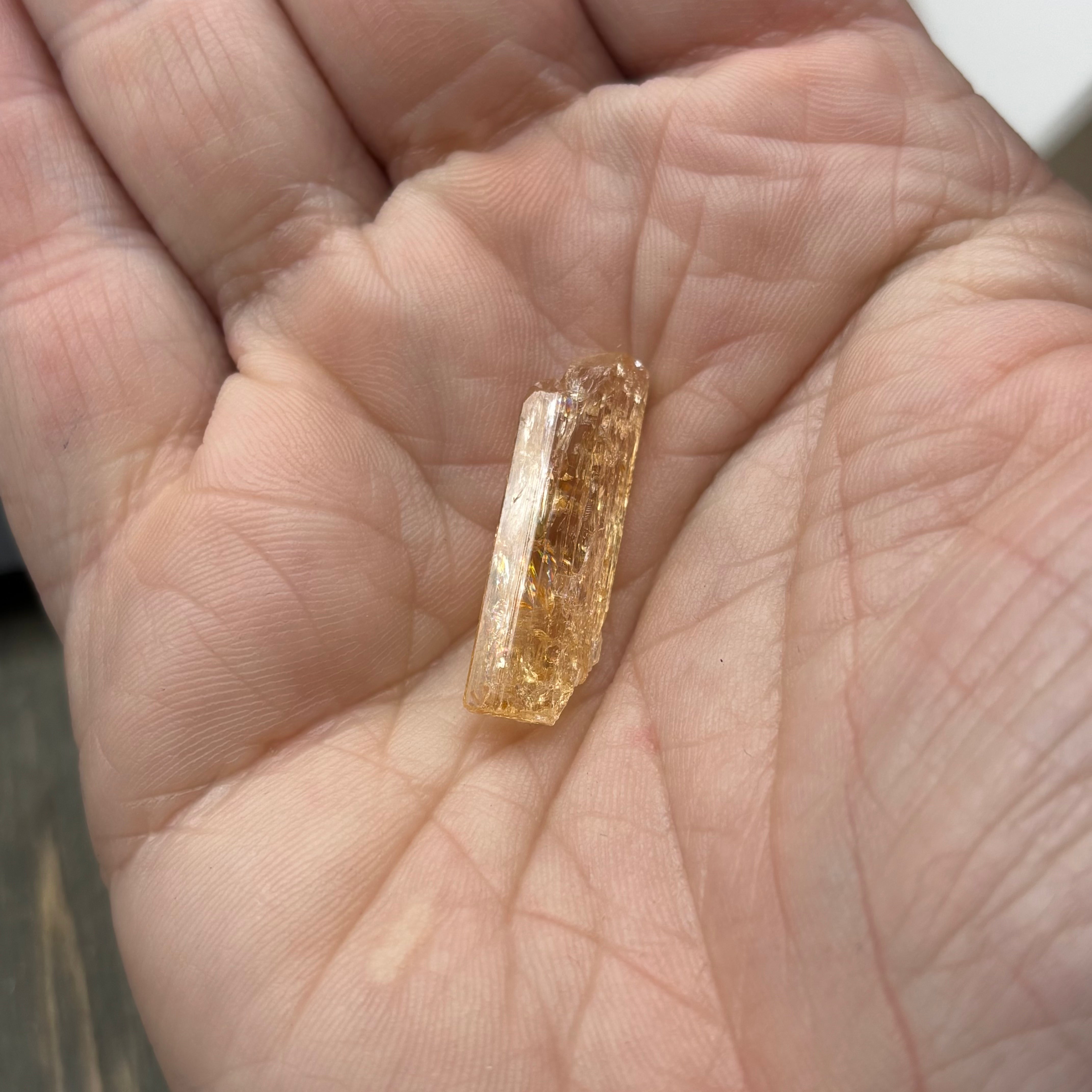 Imperial Topaz Natural Full Terminated Crystal - 209