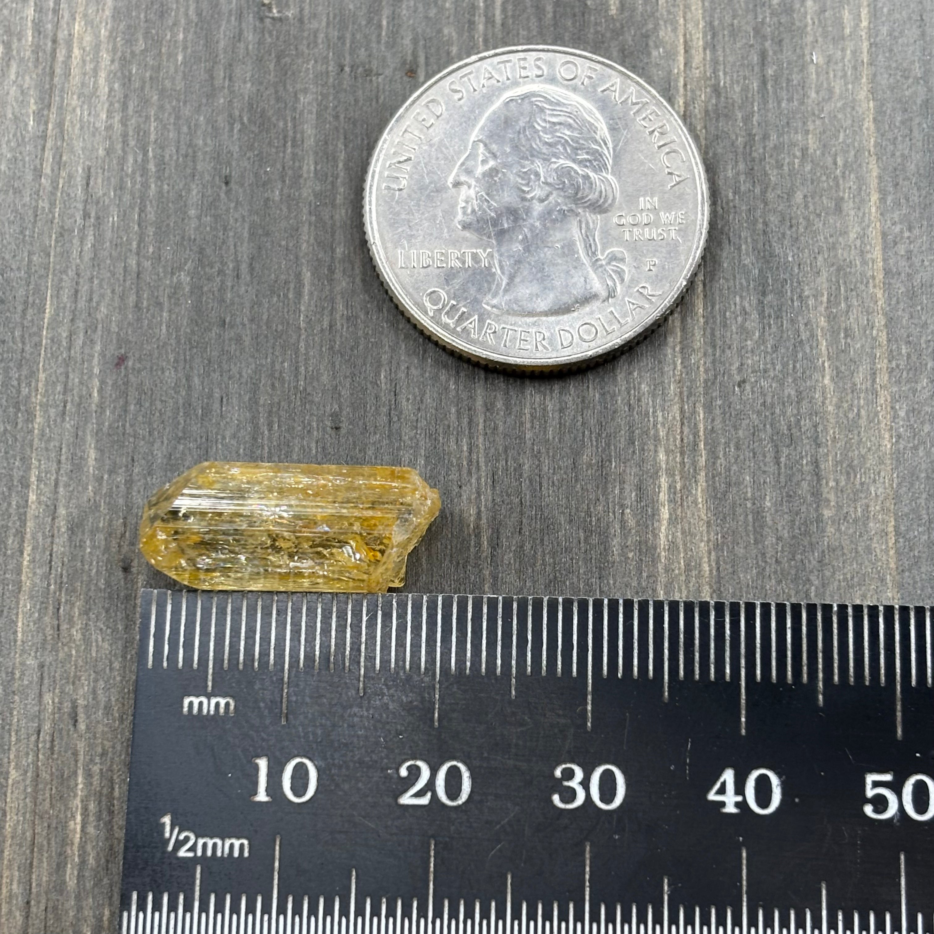 Imperial Topaz Natural Full Terminated Crystal - 211