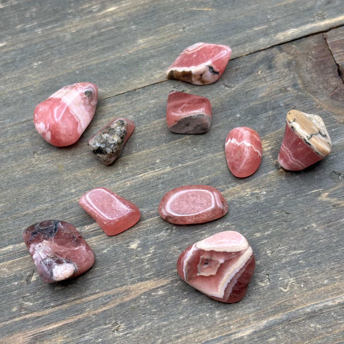 Rhodochrosite Point Pair | Clarity Crystal Shop
