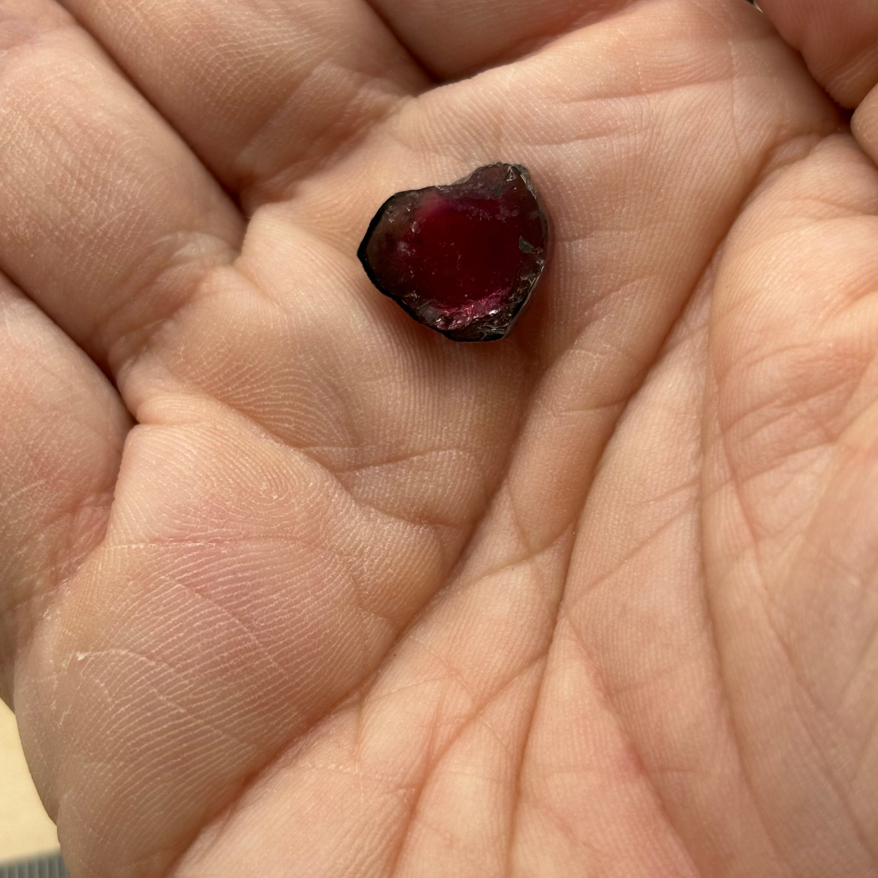 Watermelon Tourmaline Crystal Slice - 021