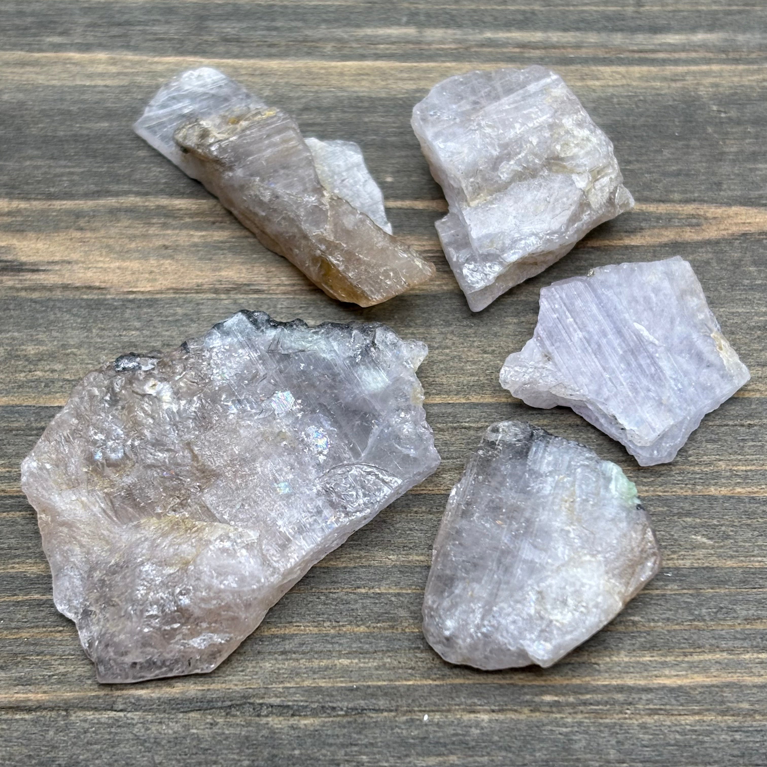 Fluorescent Mangano Axinite, Kit of 5