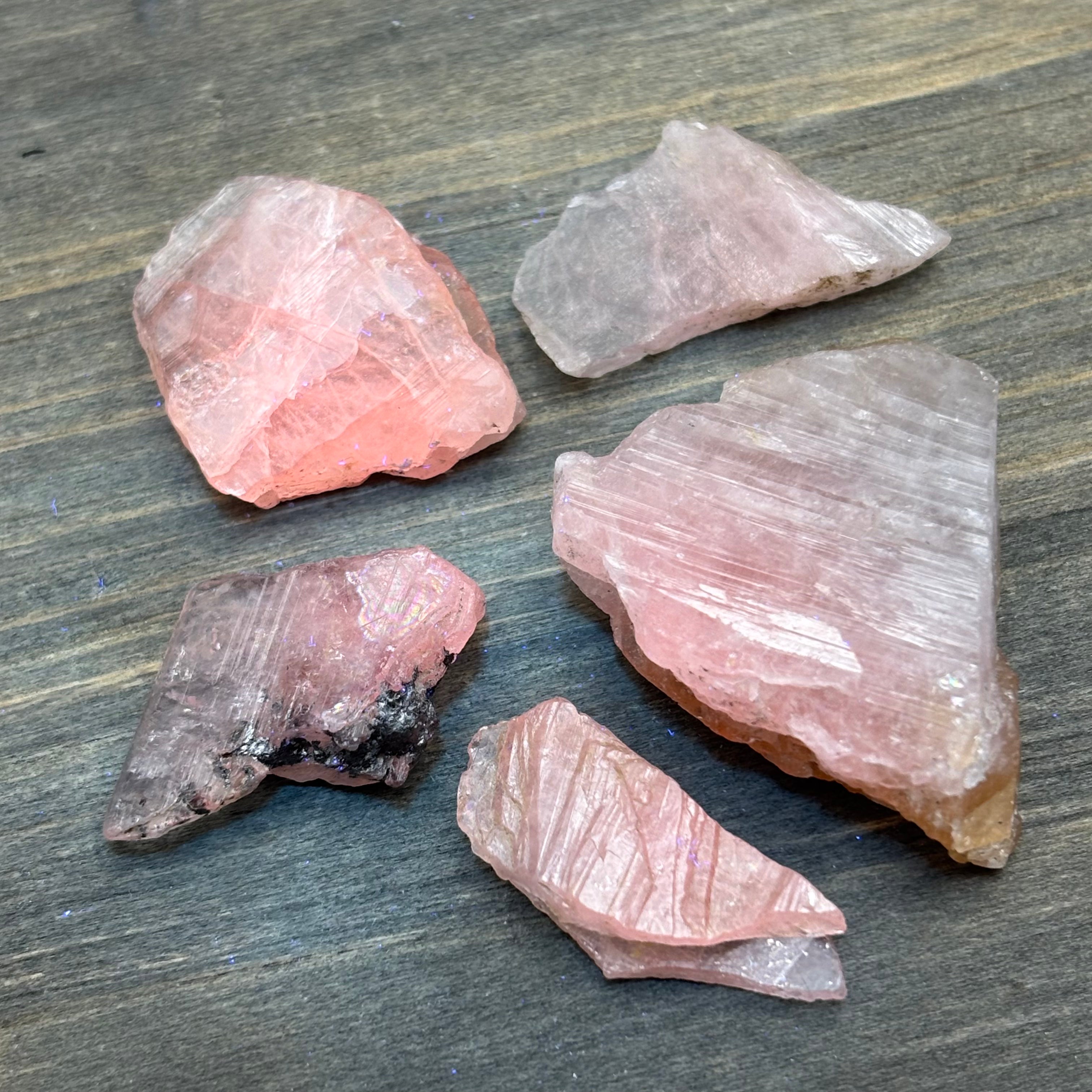 Fluorescent Mangano Axinite, Kit of 5