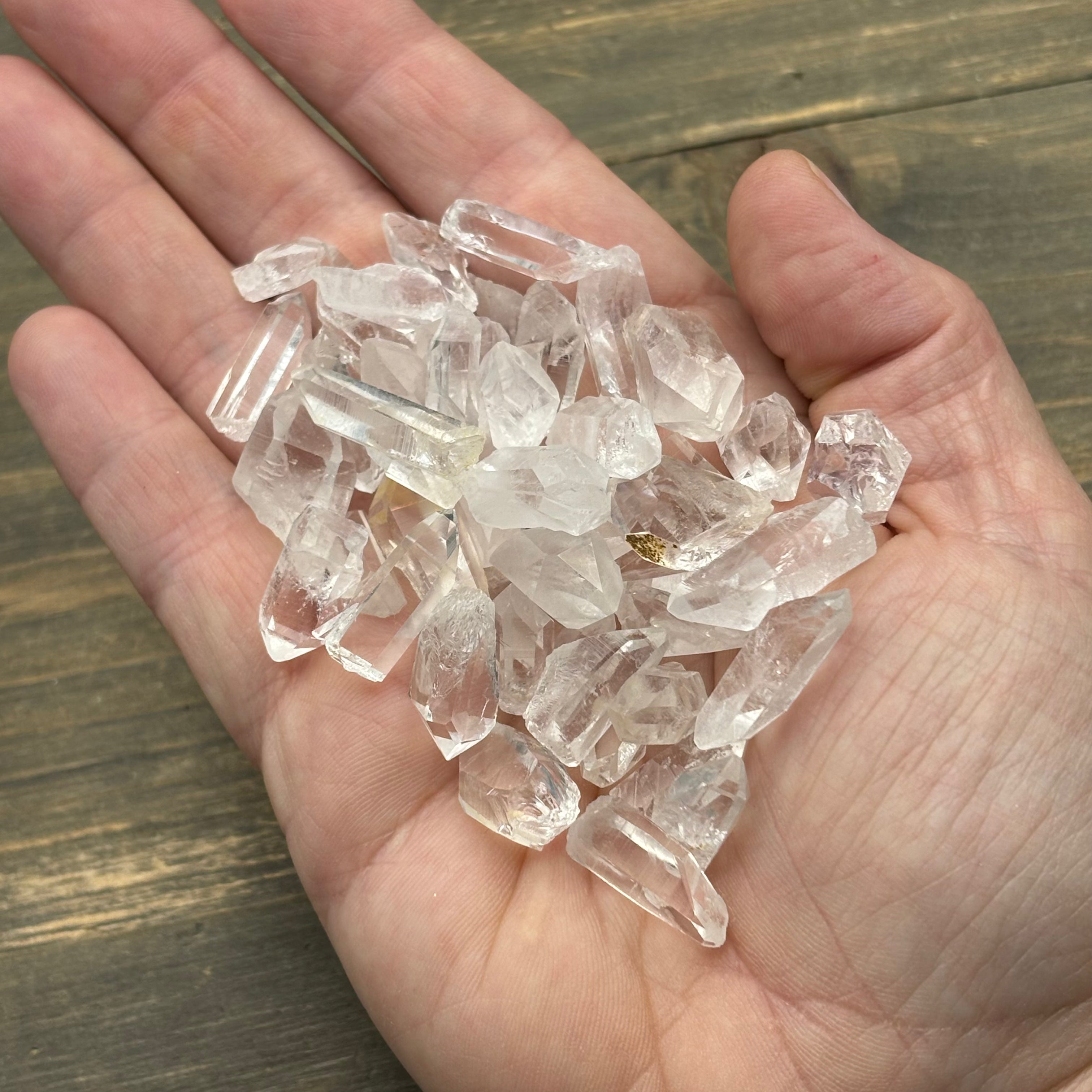 Quartz Crystal Points, Arkansas, 75 grams (extra small)