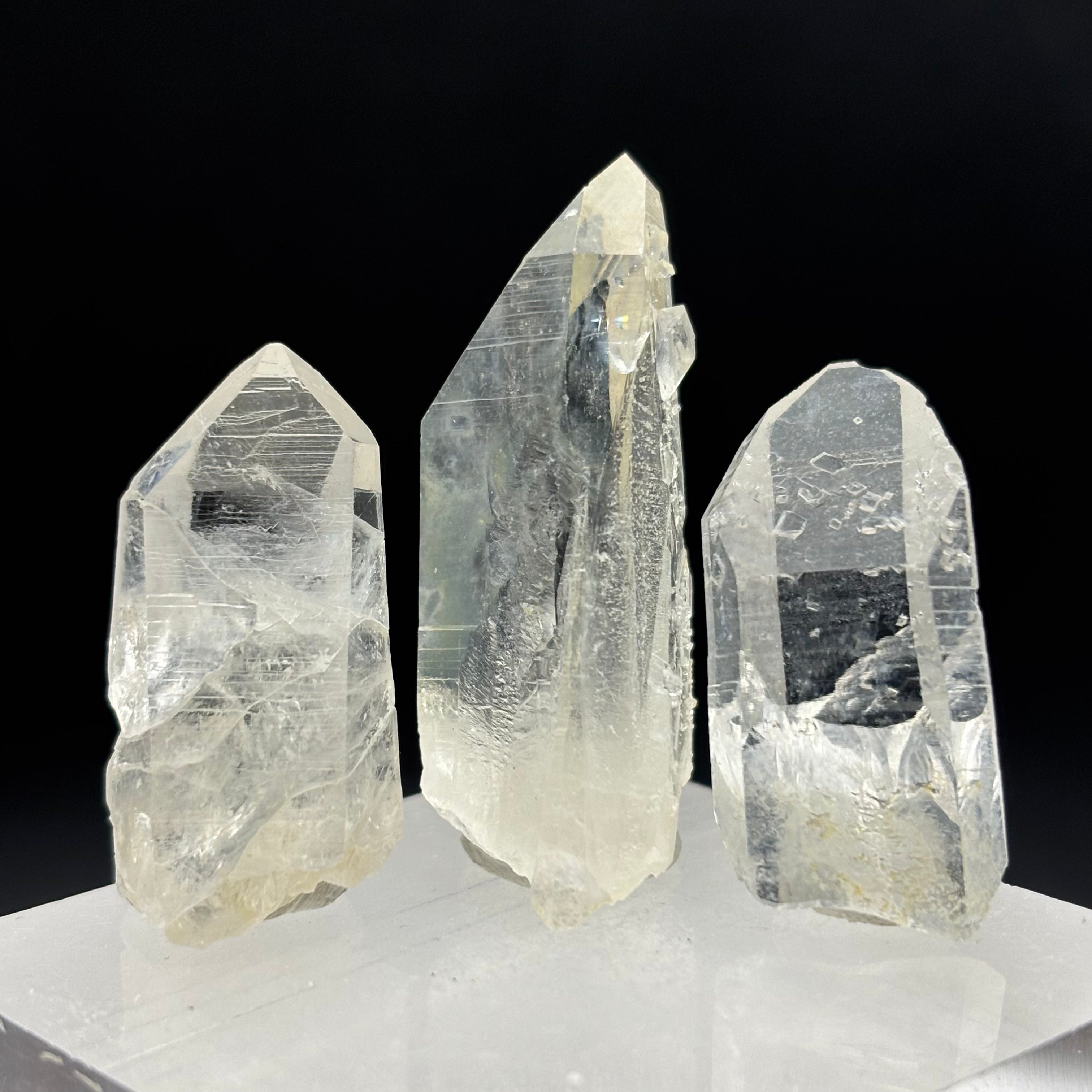 Quartz Crystal Points, Arkansas, Kit of 3