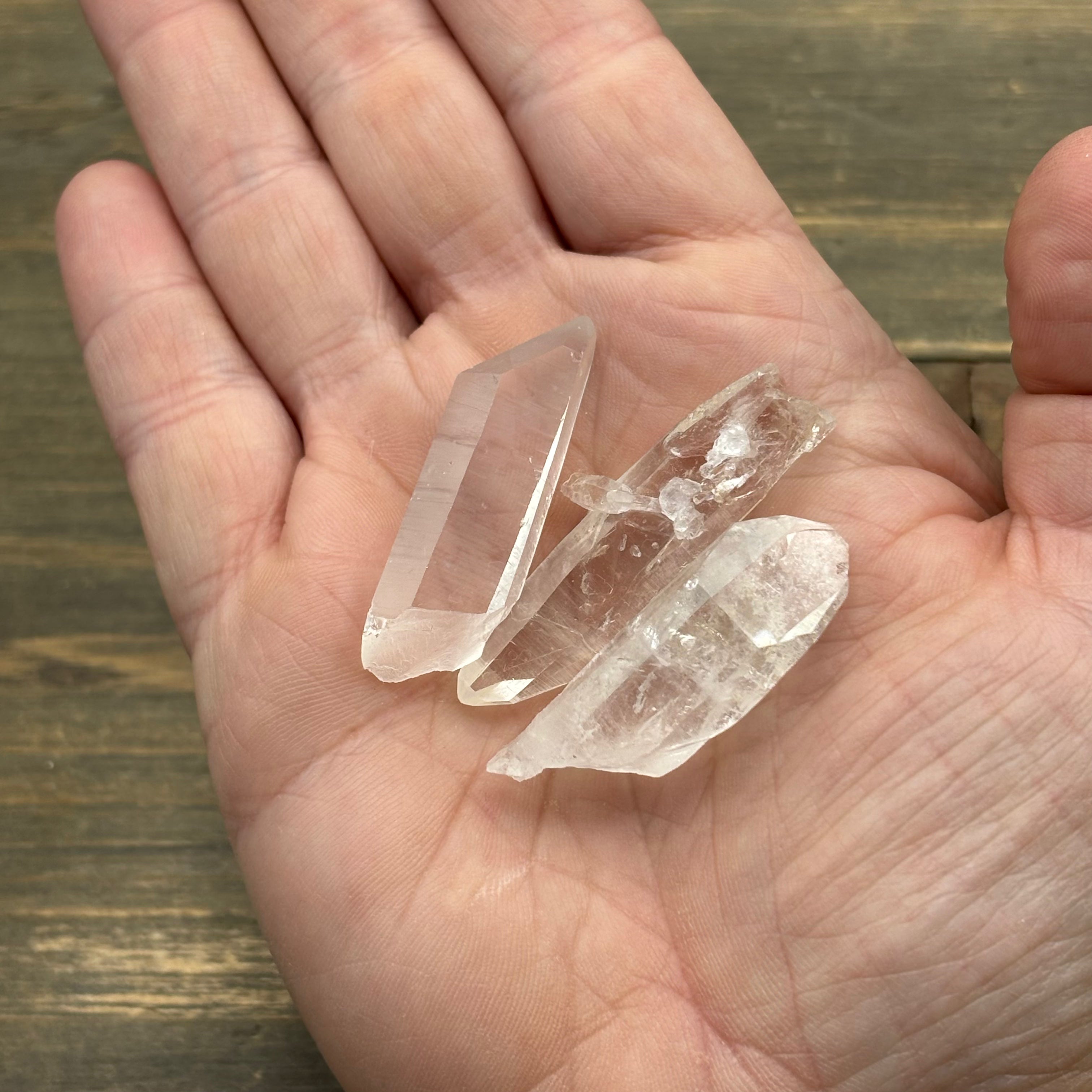 Quartz Crystal Points, Arkansas, Kit of 3
