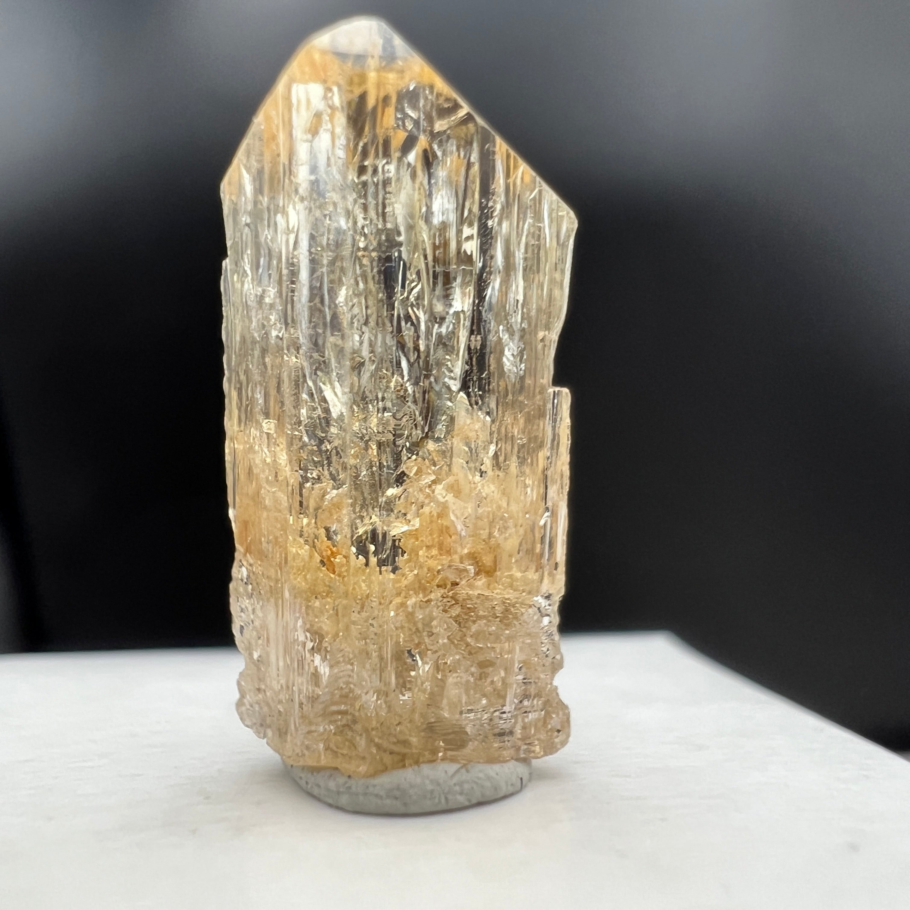 Imperial Topaz Natural Full Terminated Crystal - 037