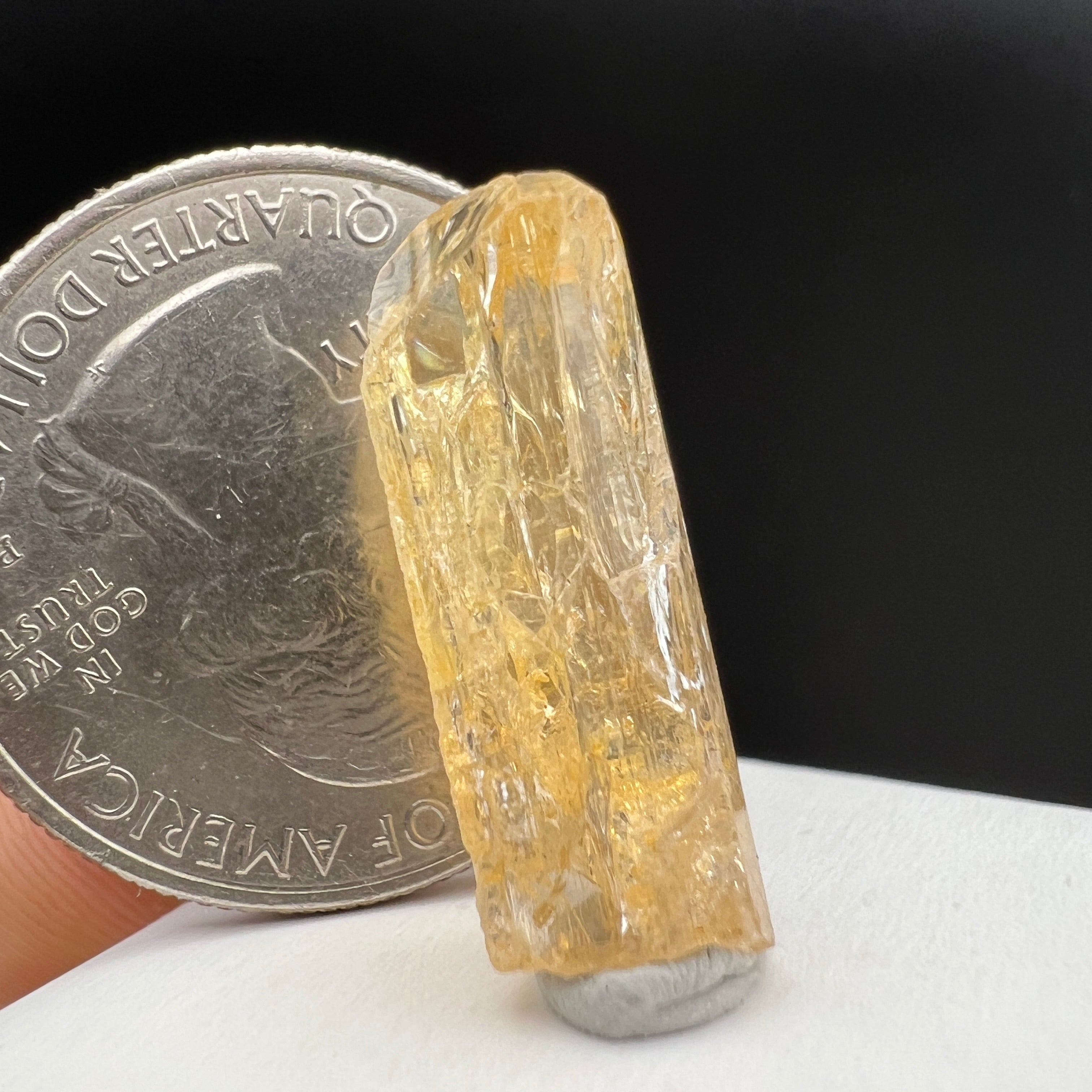 Imperial Topaz Natural Full Terminated Crystal - 047