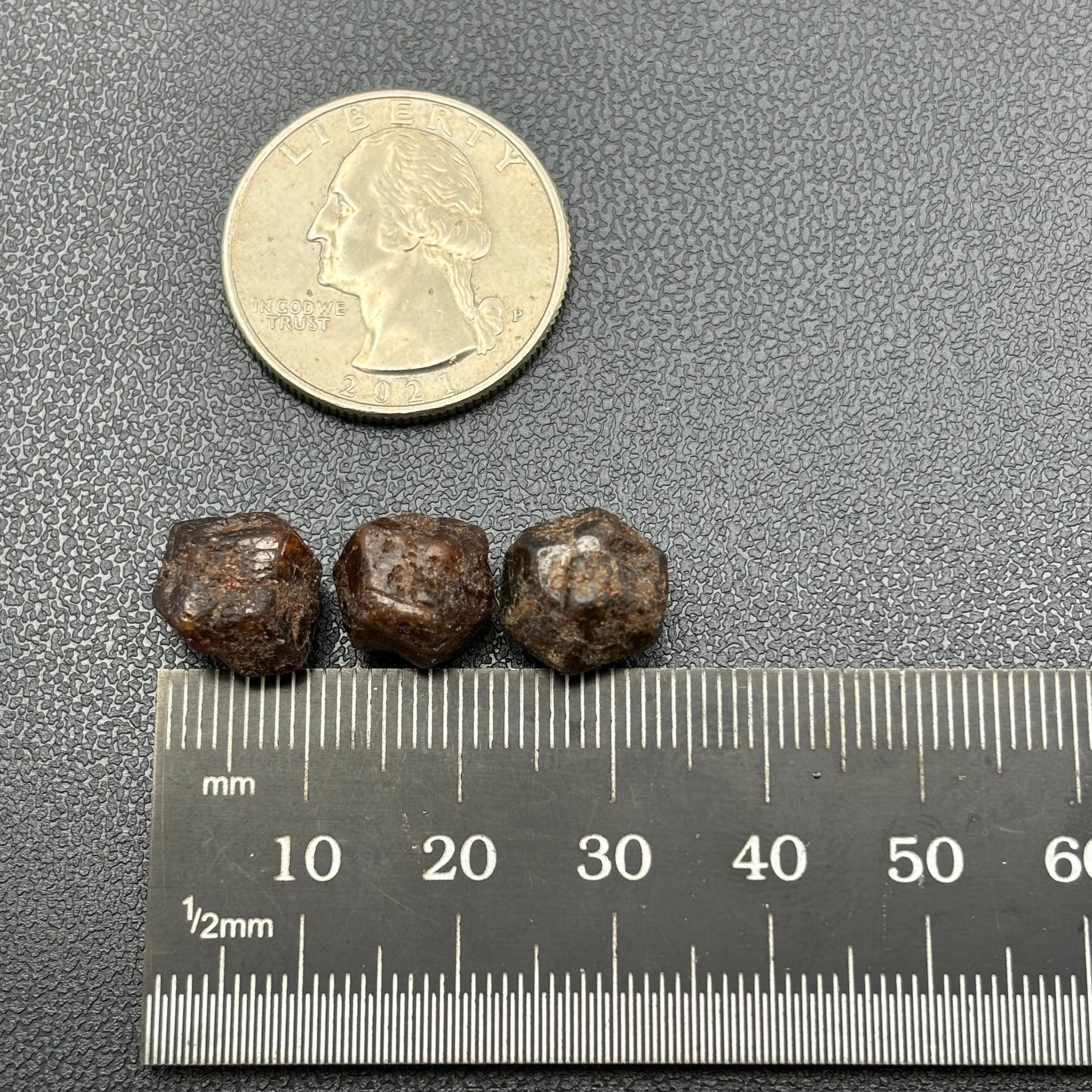 Garnet, Mali, Kit of 3, Grade B - 008