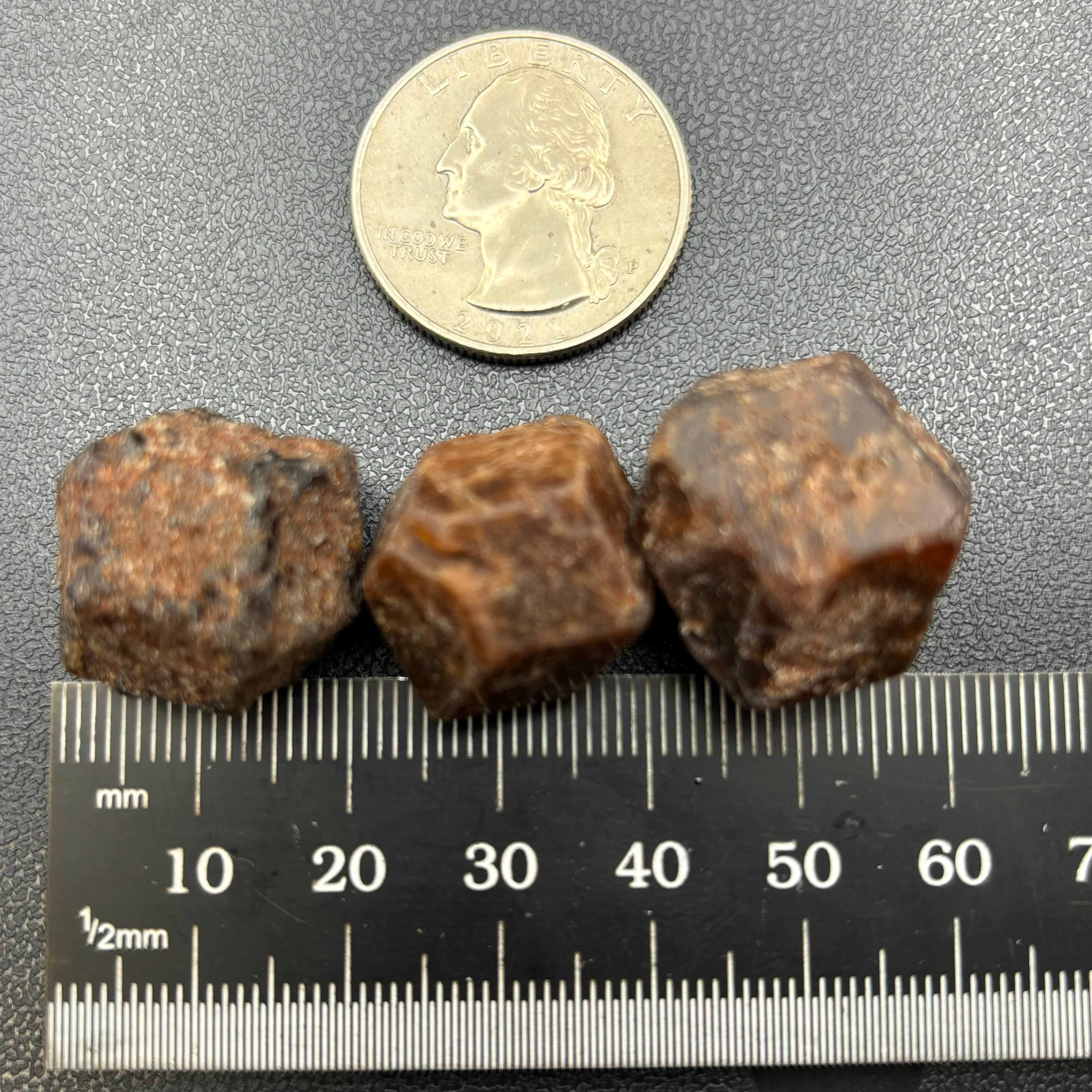 Garnet, Mali, Kit of 3, Grade B - 022