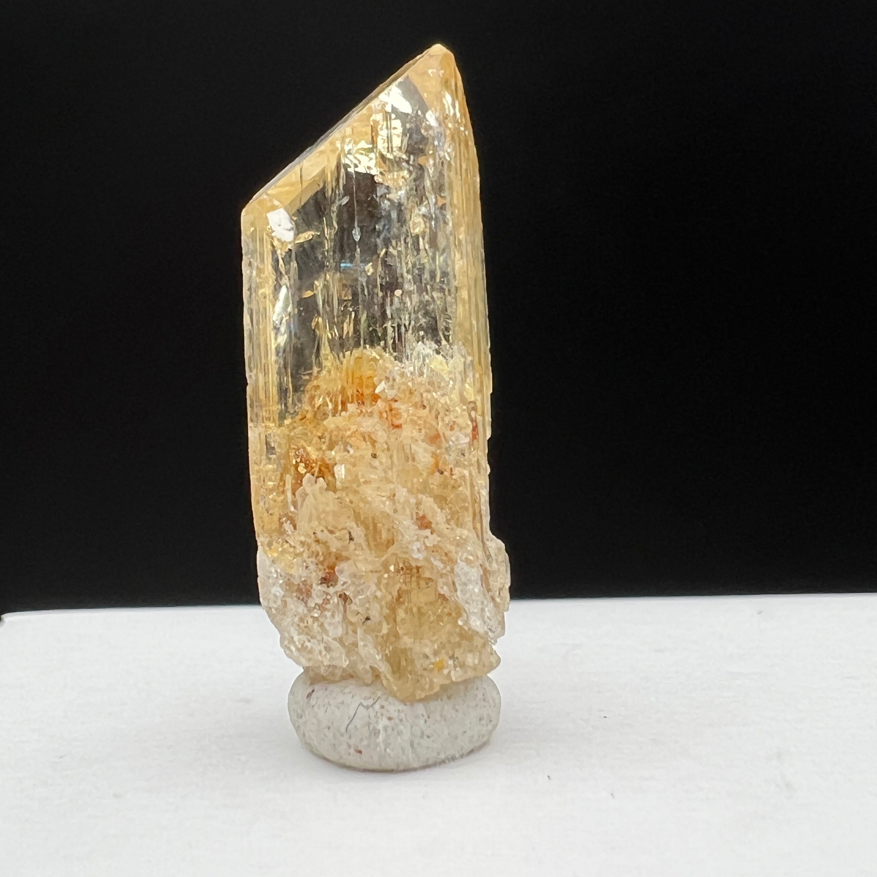 Imperial Topaz Natural Full Terminated Crystal - 061