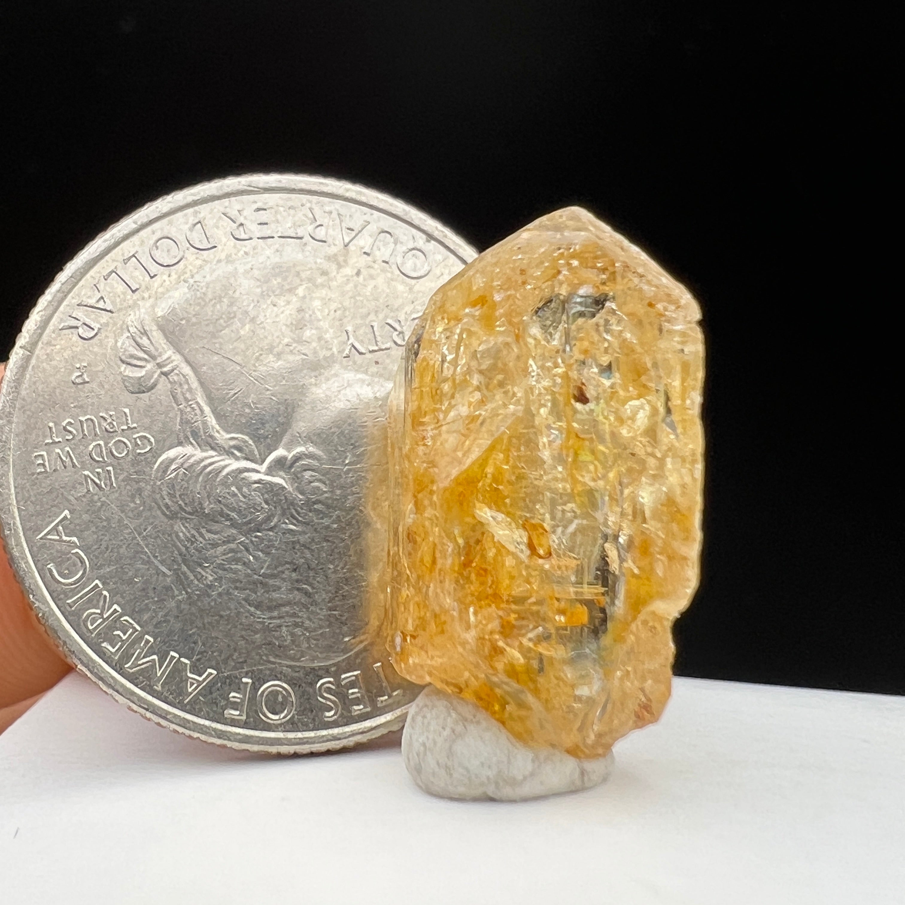 Imperial Topaz Natural Full Terminated Crystal - 067