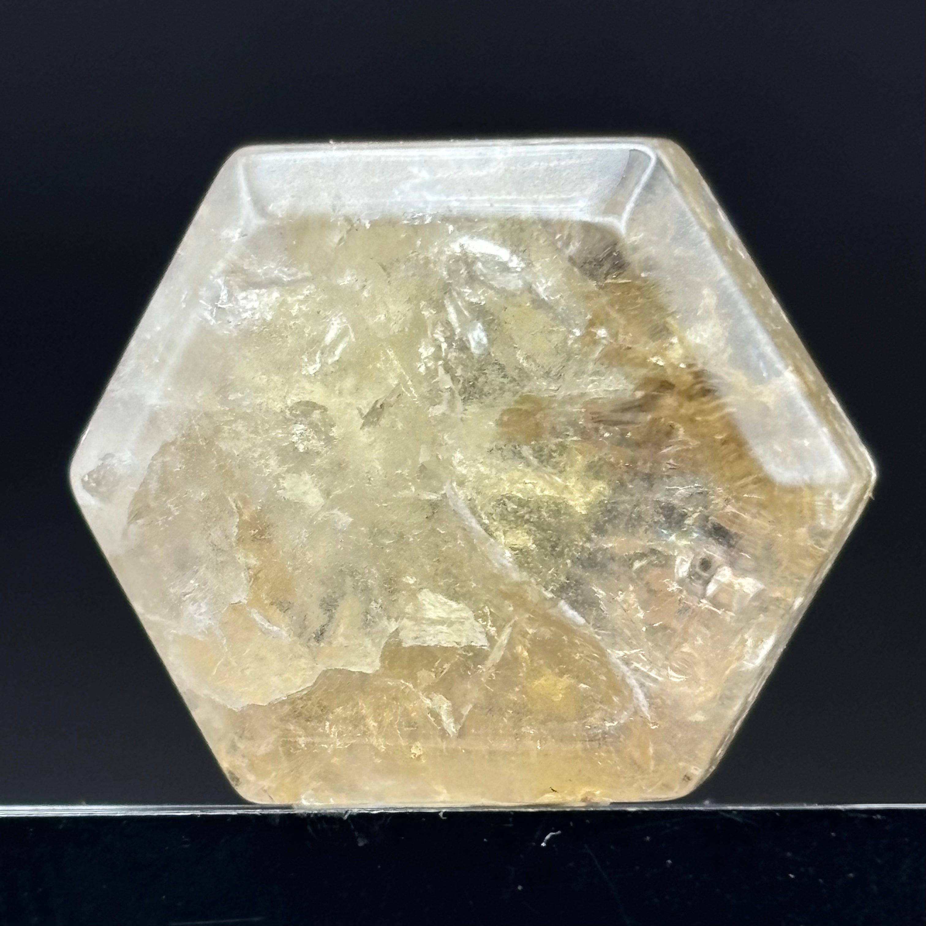 Citrine Crystal Cross-Section - 057