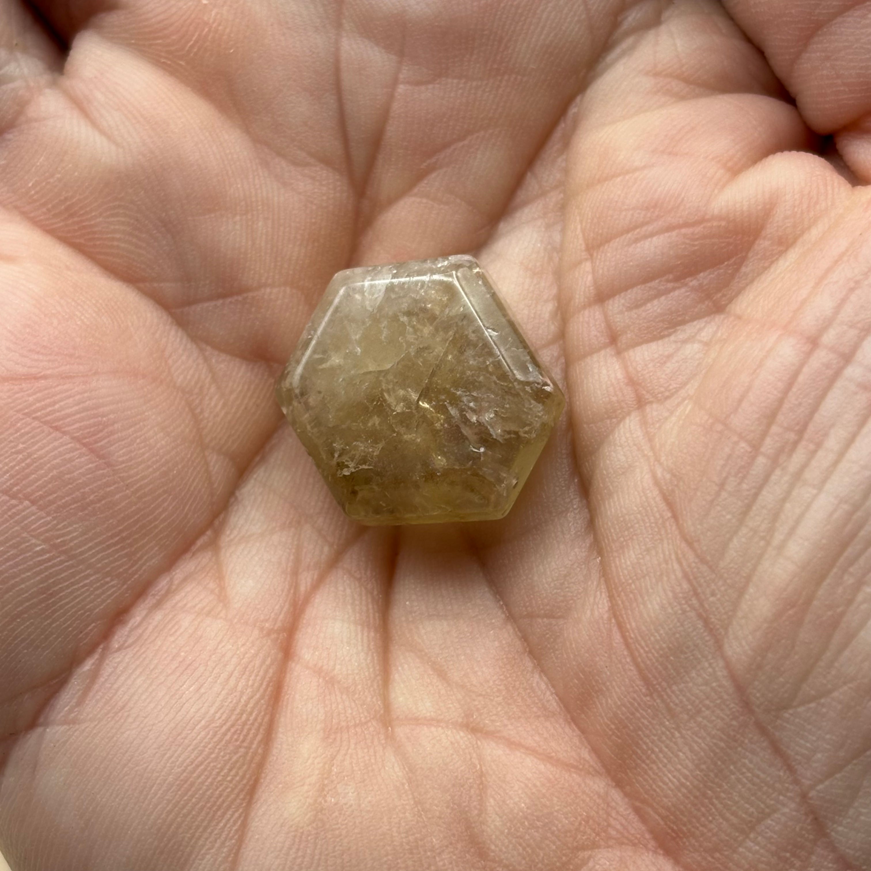 Citrine Crystal Cross-Section - 057