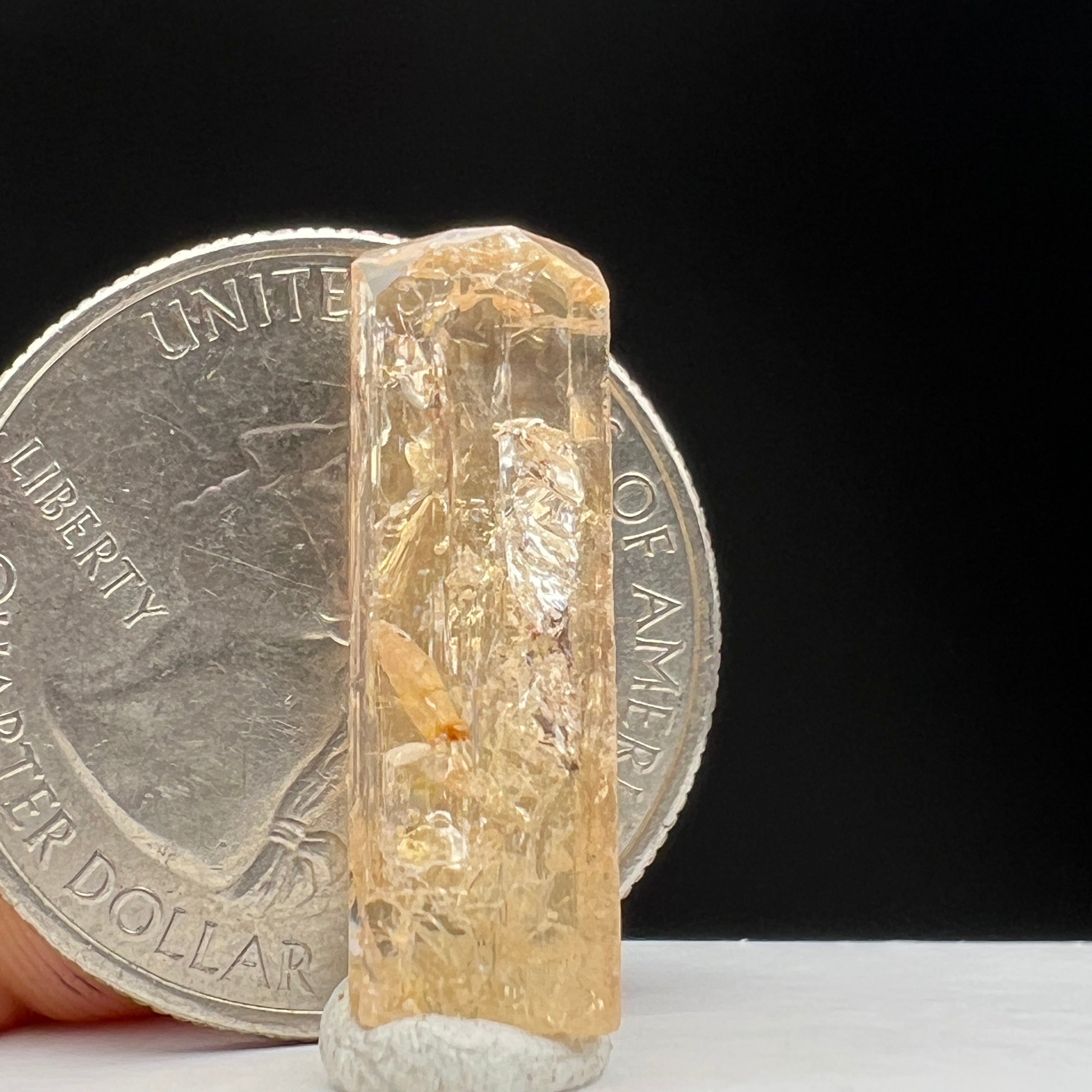 Imperial Topaz Natural Full Terminated Crystal - 069