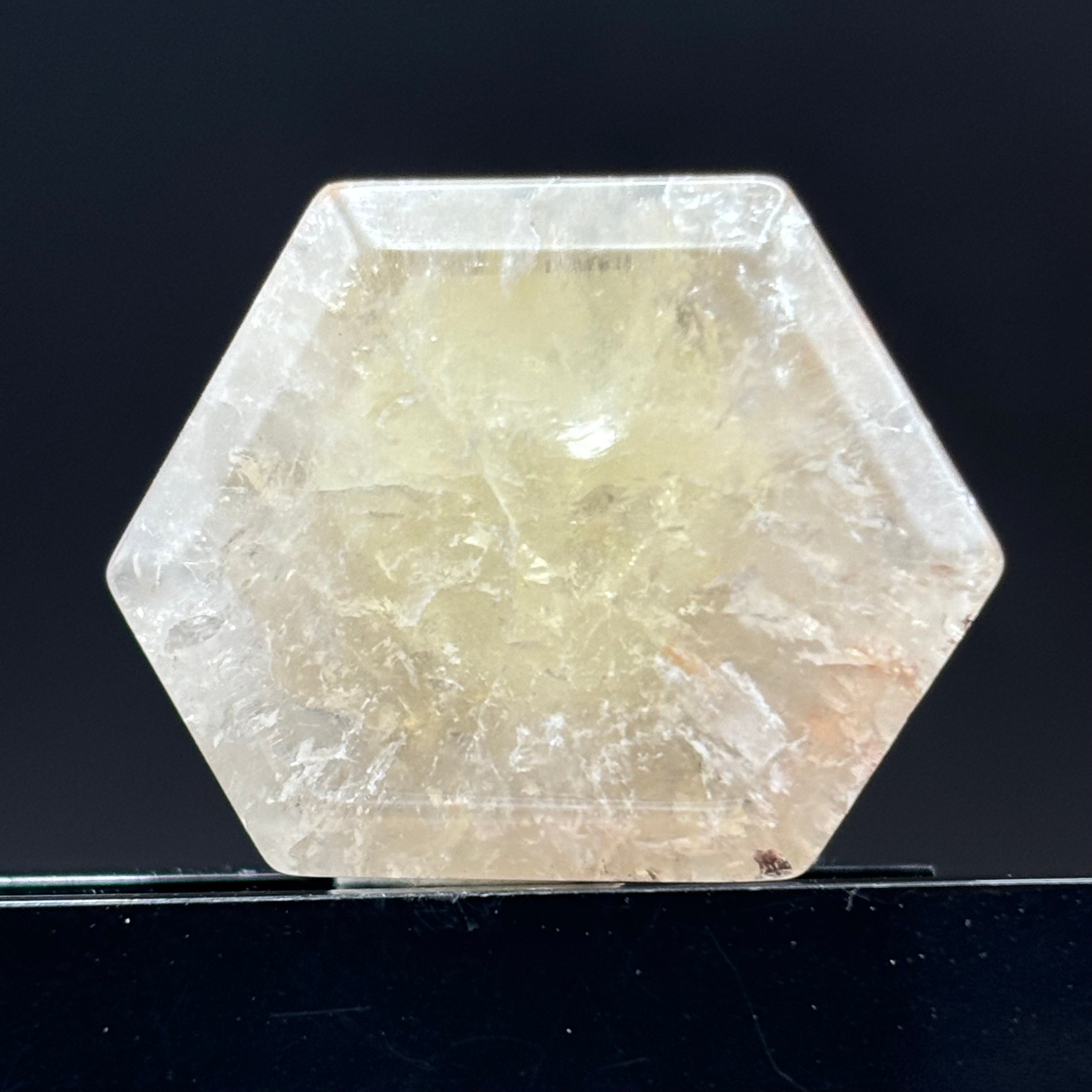 Citrine Crystal Cross-Section - 059