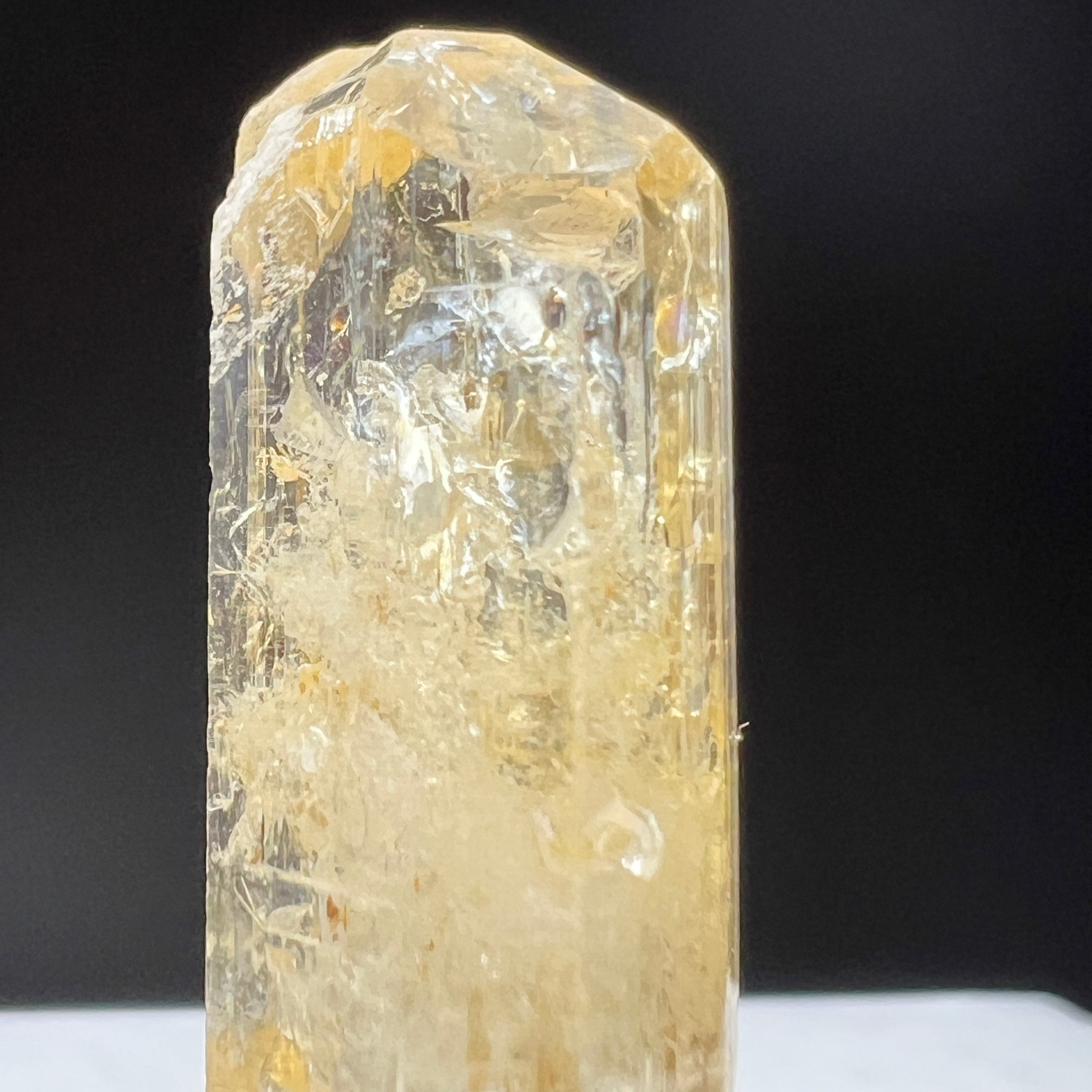 Imperial Topaz Natural Full Terminated Crystal - 073