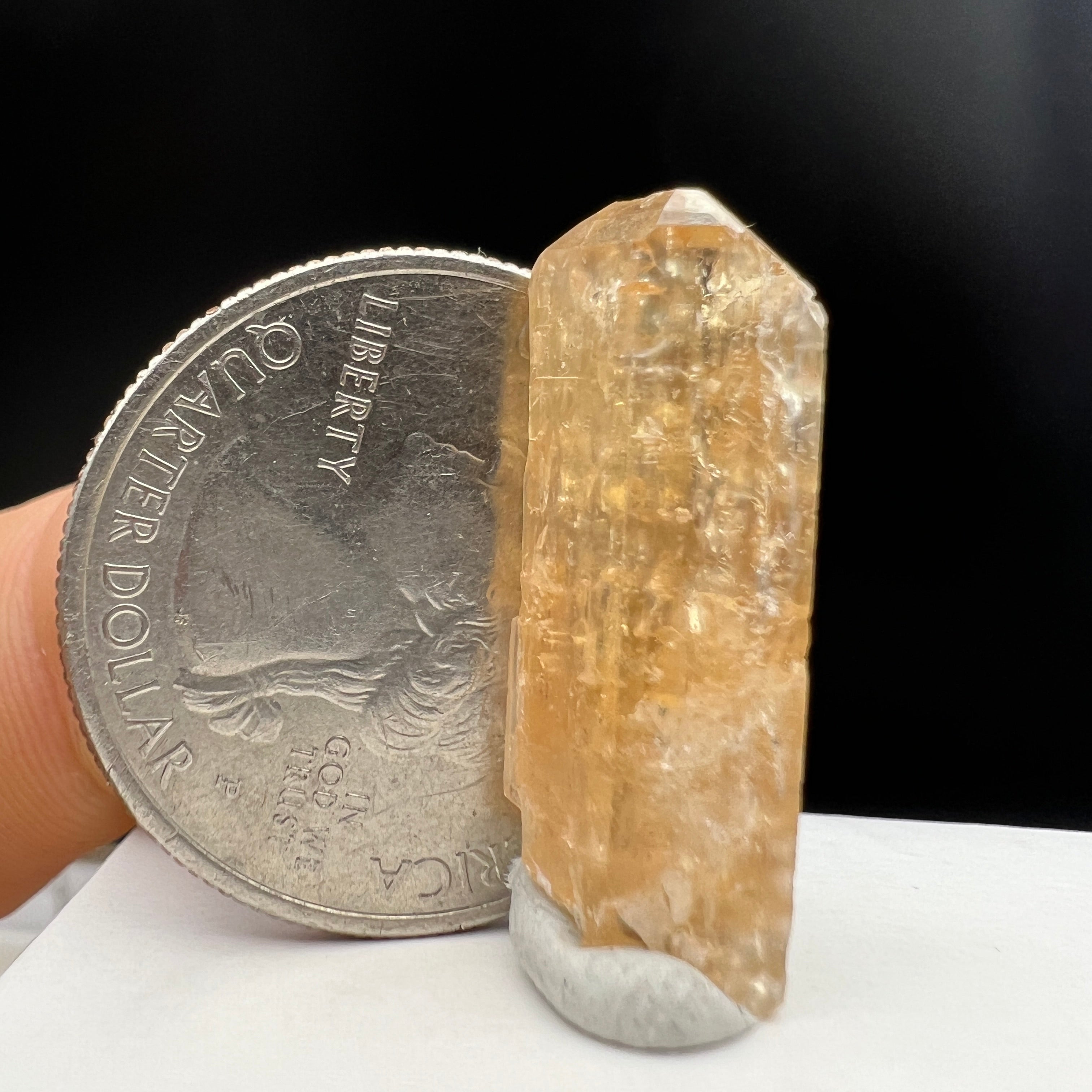 Imperial Topaz Natural Full Terminated Crystal - 082