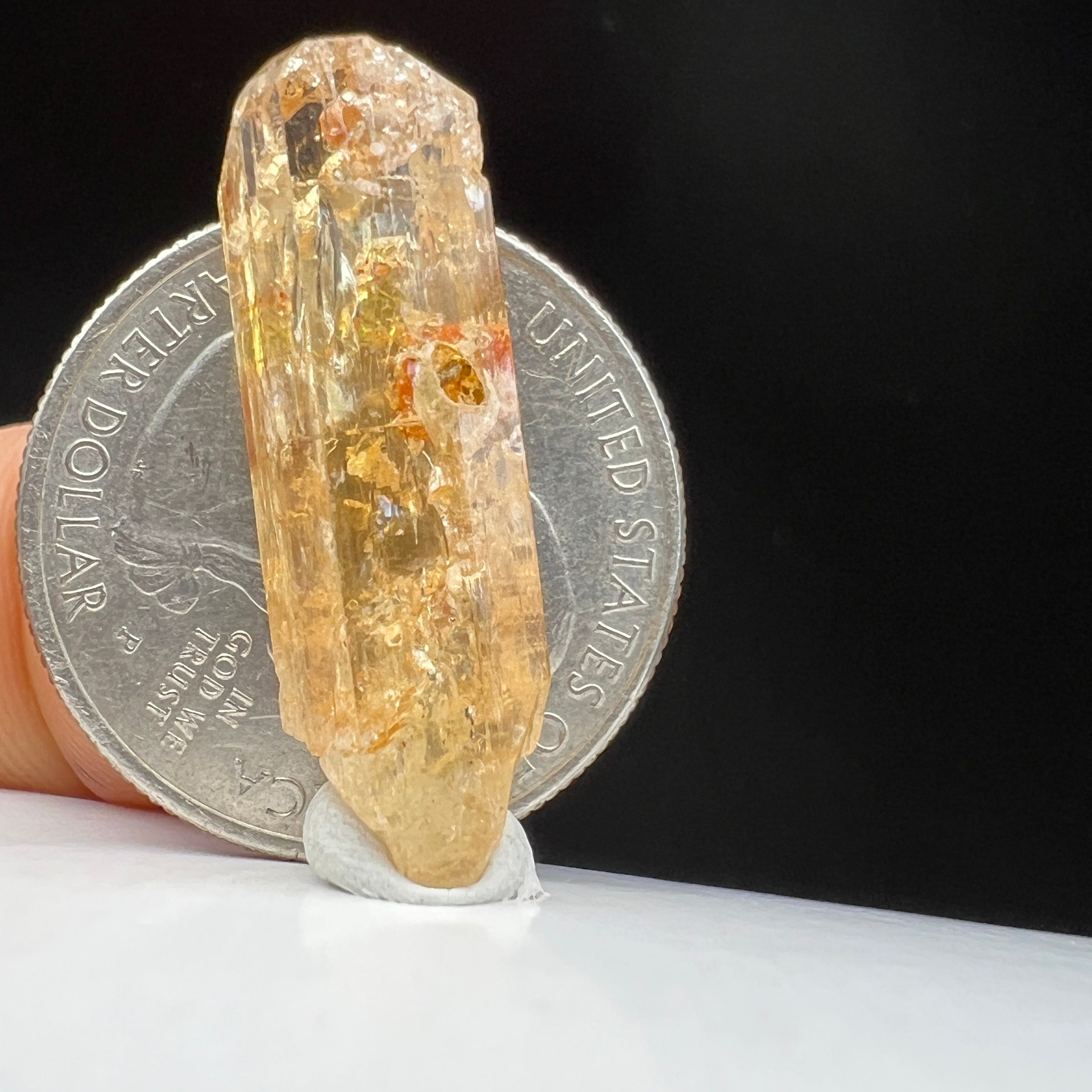Imperial Topaz Natural Full Terminated Crystal - 086