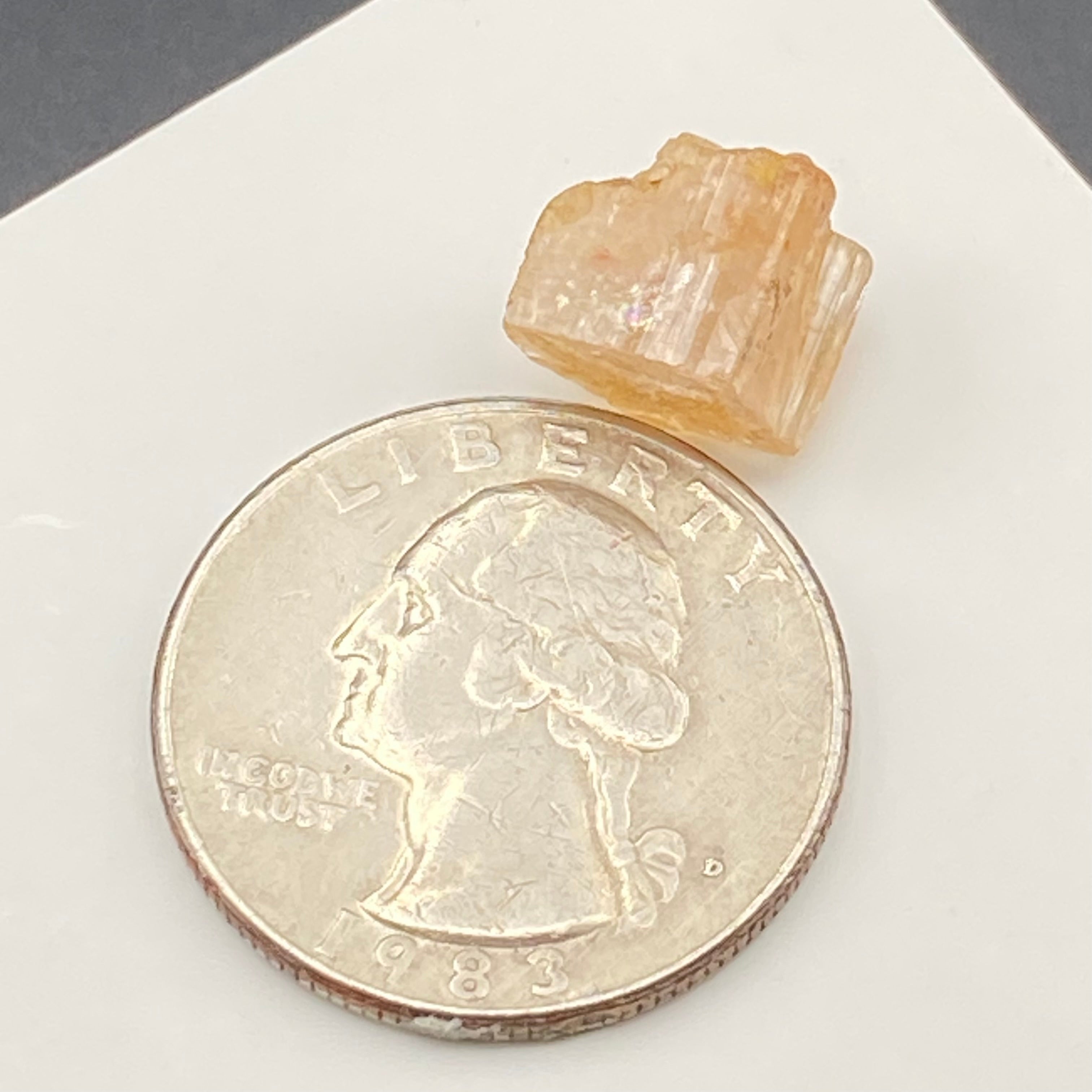 Imperial Topaz Non-Terminated Crystal - 113