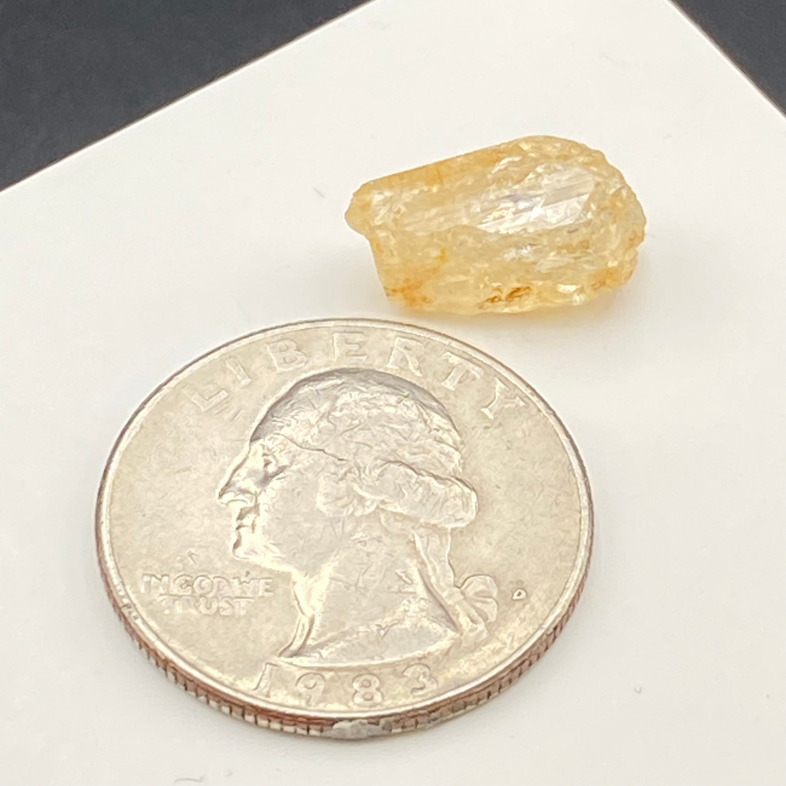 Imperial Topaz Non-Terminated Crystal - 114