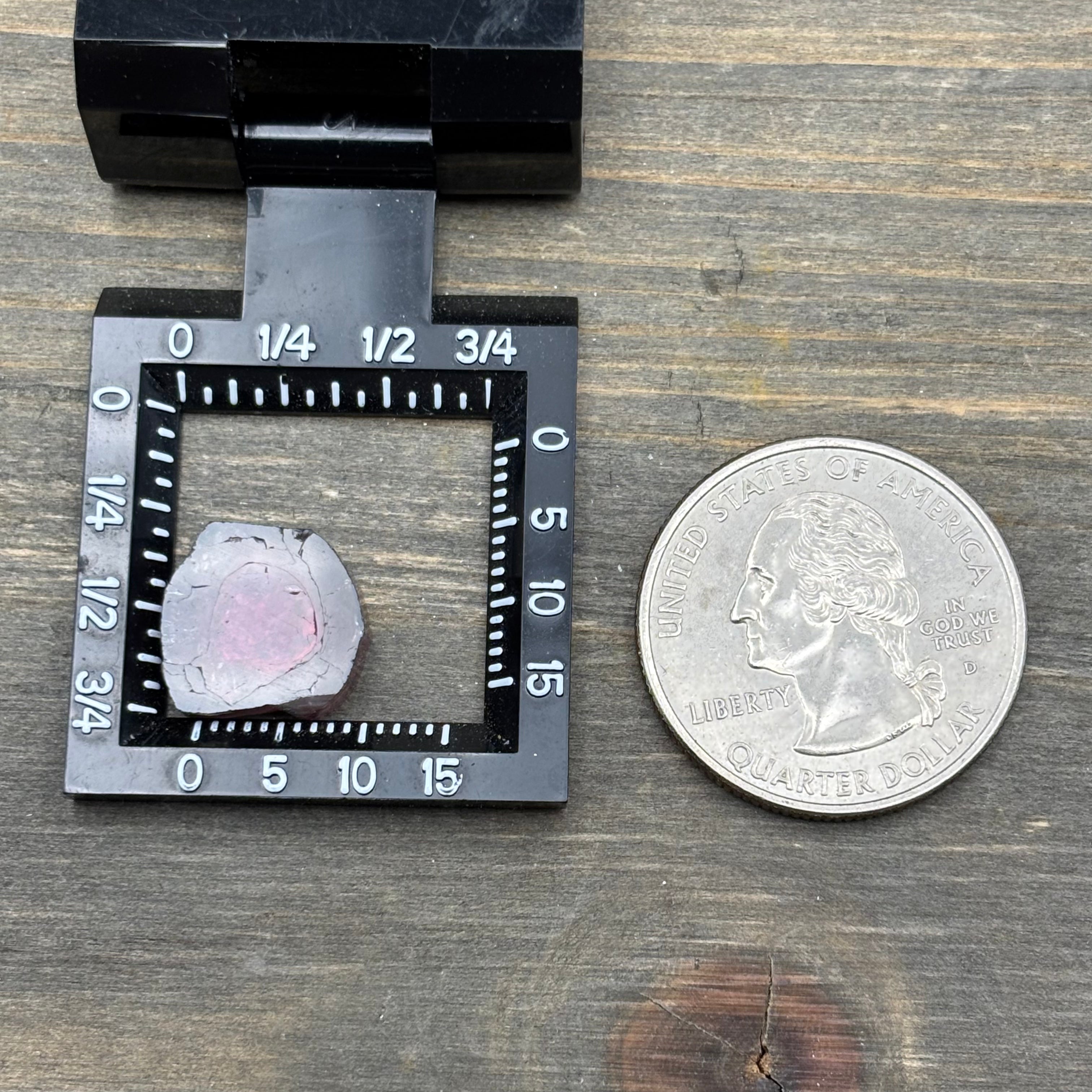 Watermelon Tourmaline Crystal Slice - 114