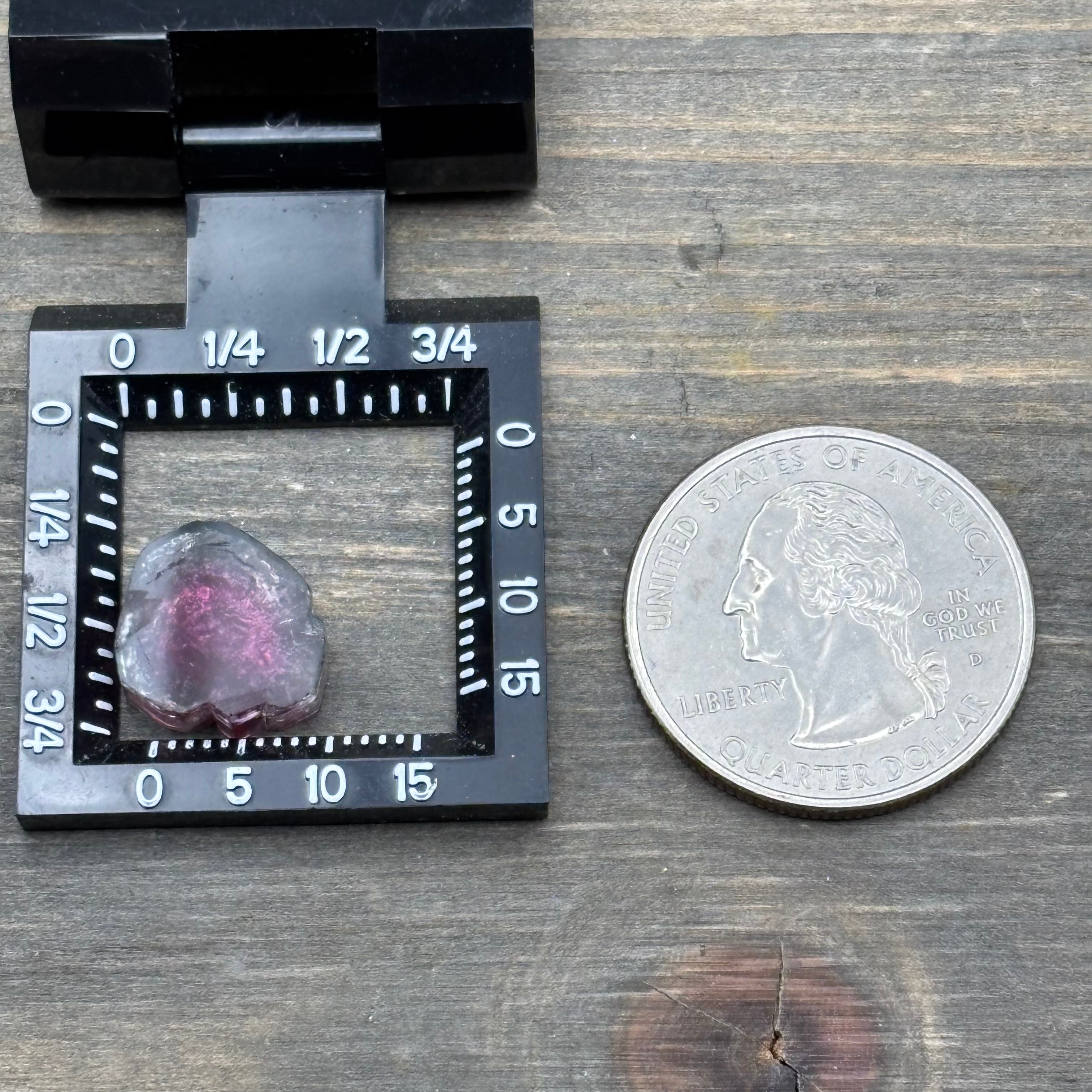 Watermelon Tourmaline Crystal Slice - 116
