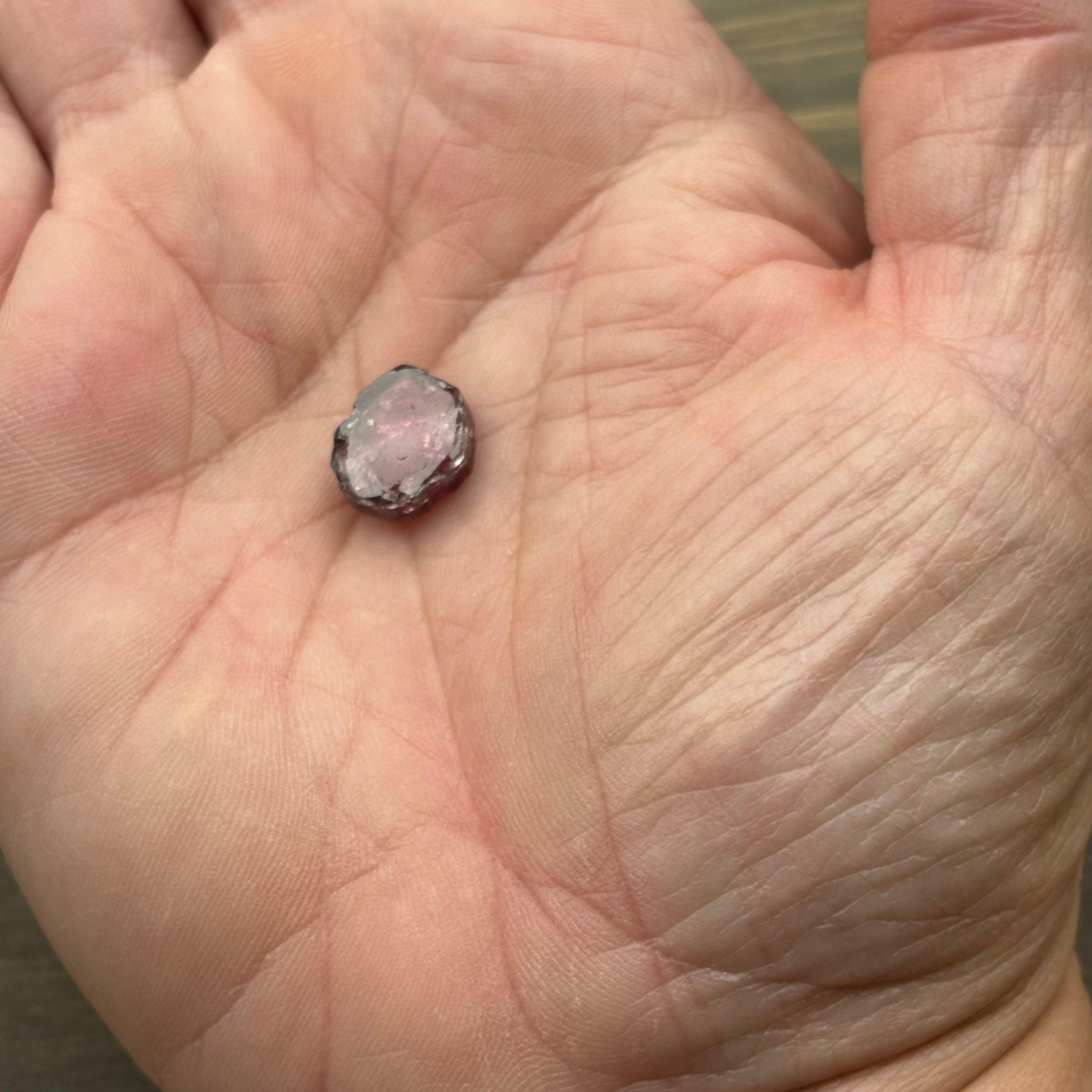 Watermelon Tourmaline Crystal Slice - 117