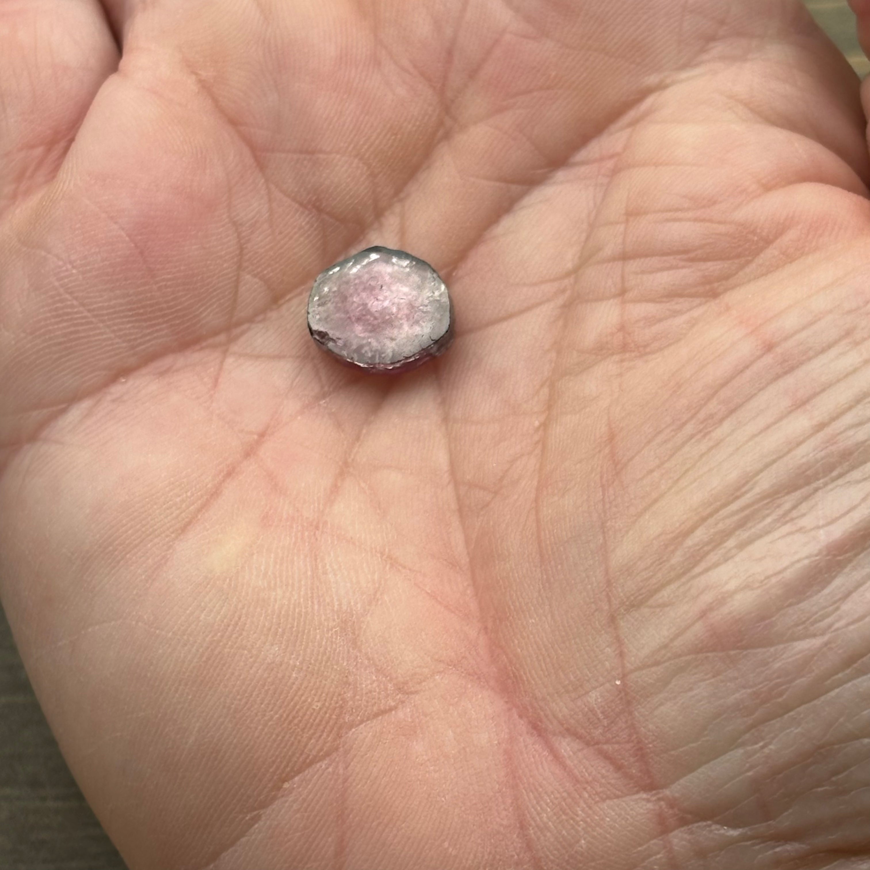 Watermelon Tourmaline Crystal Slice - 119