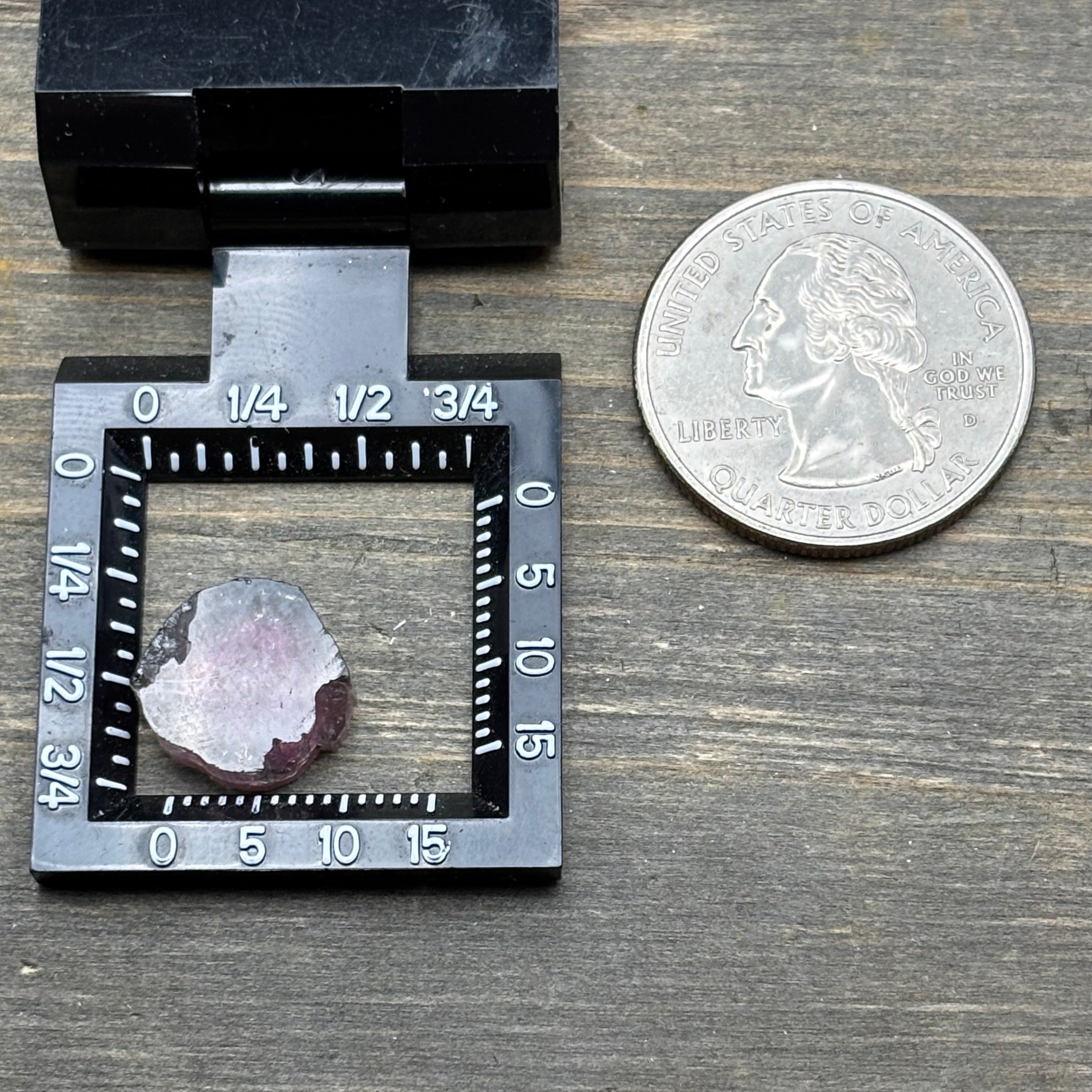 Watermelon Tourmaline Crystal Slice - 126