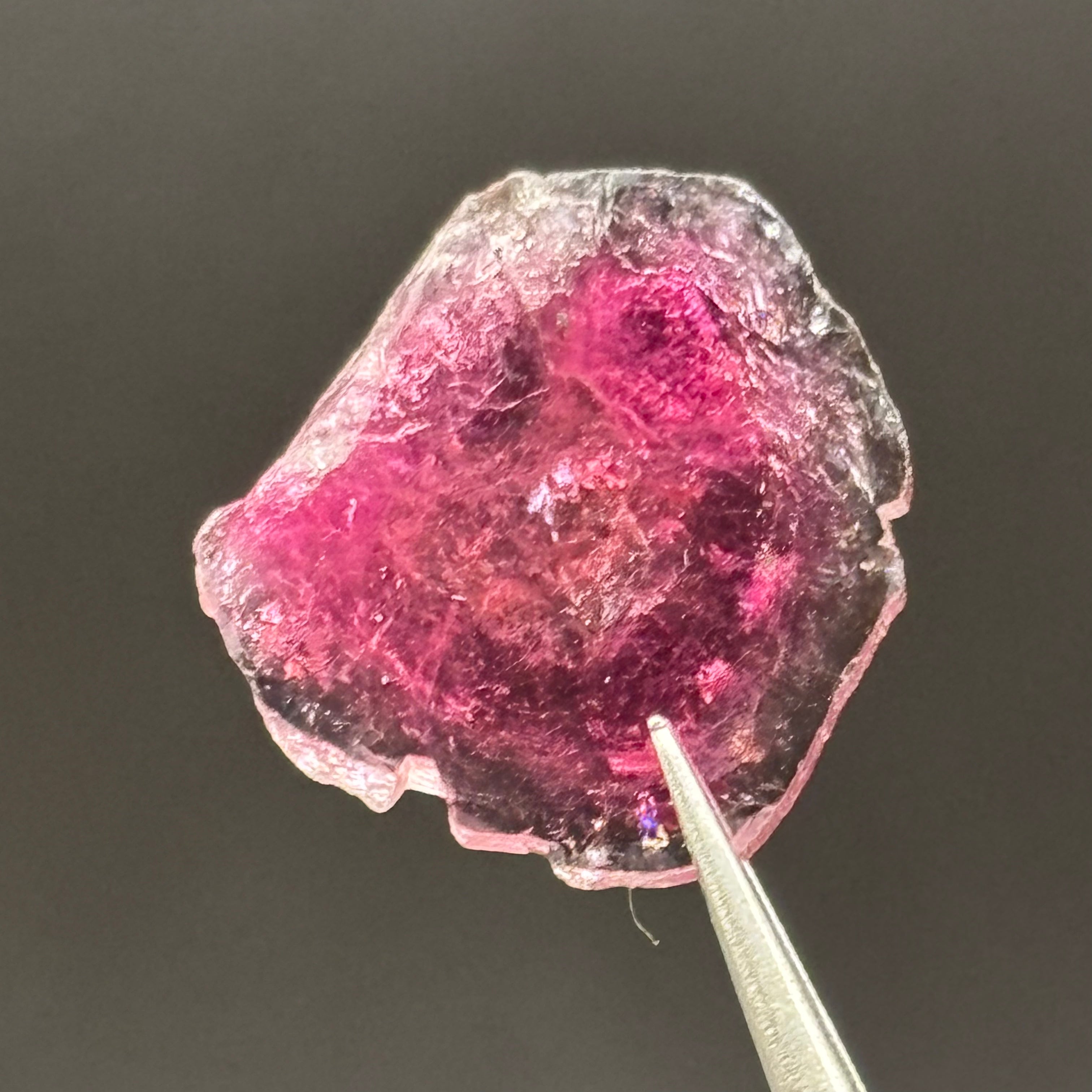 Watermelon Tourmaline Crystal Slice - 128