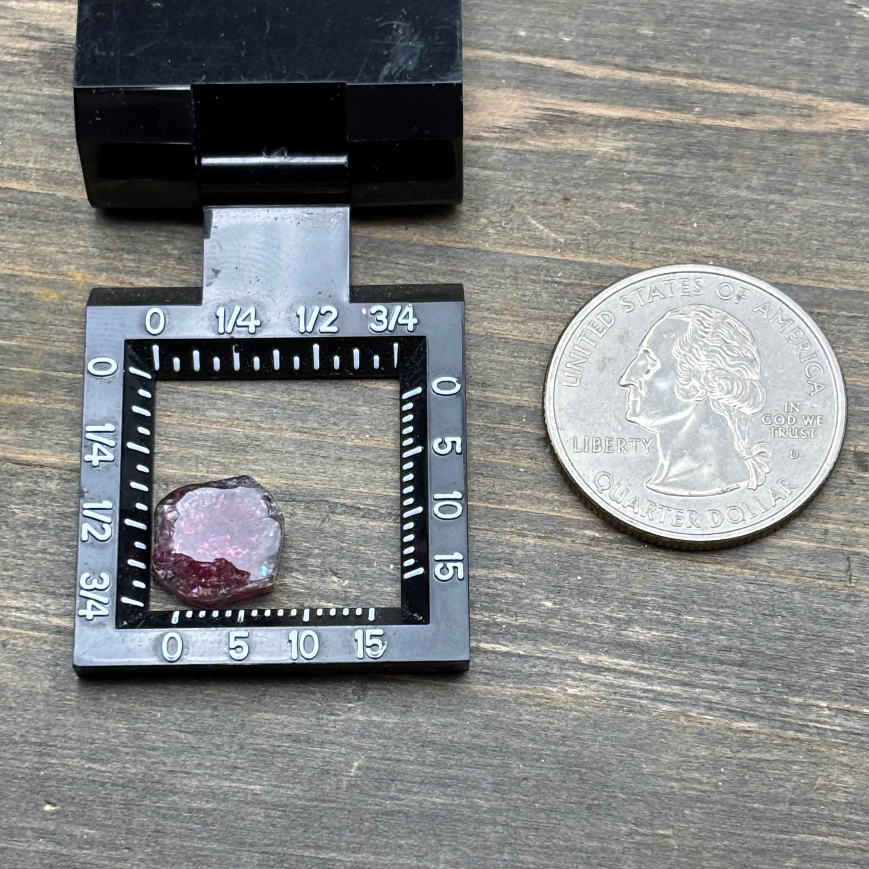 Watermelon Tourmaline Crystal Slice - 129