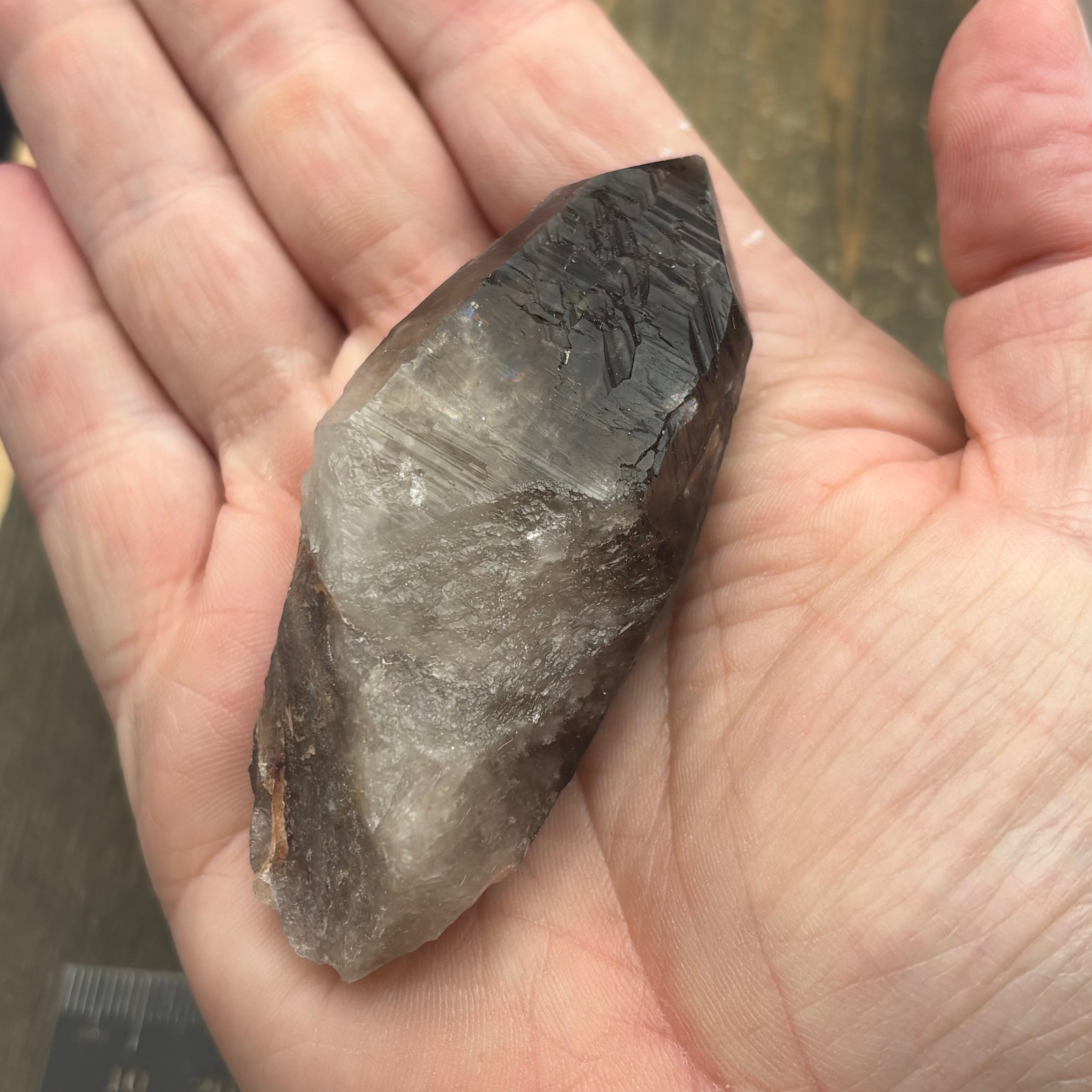 Dark Smoky Quartz Whole Crystal - 029