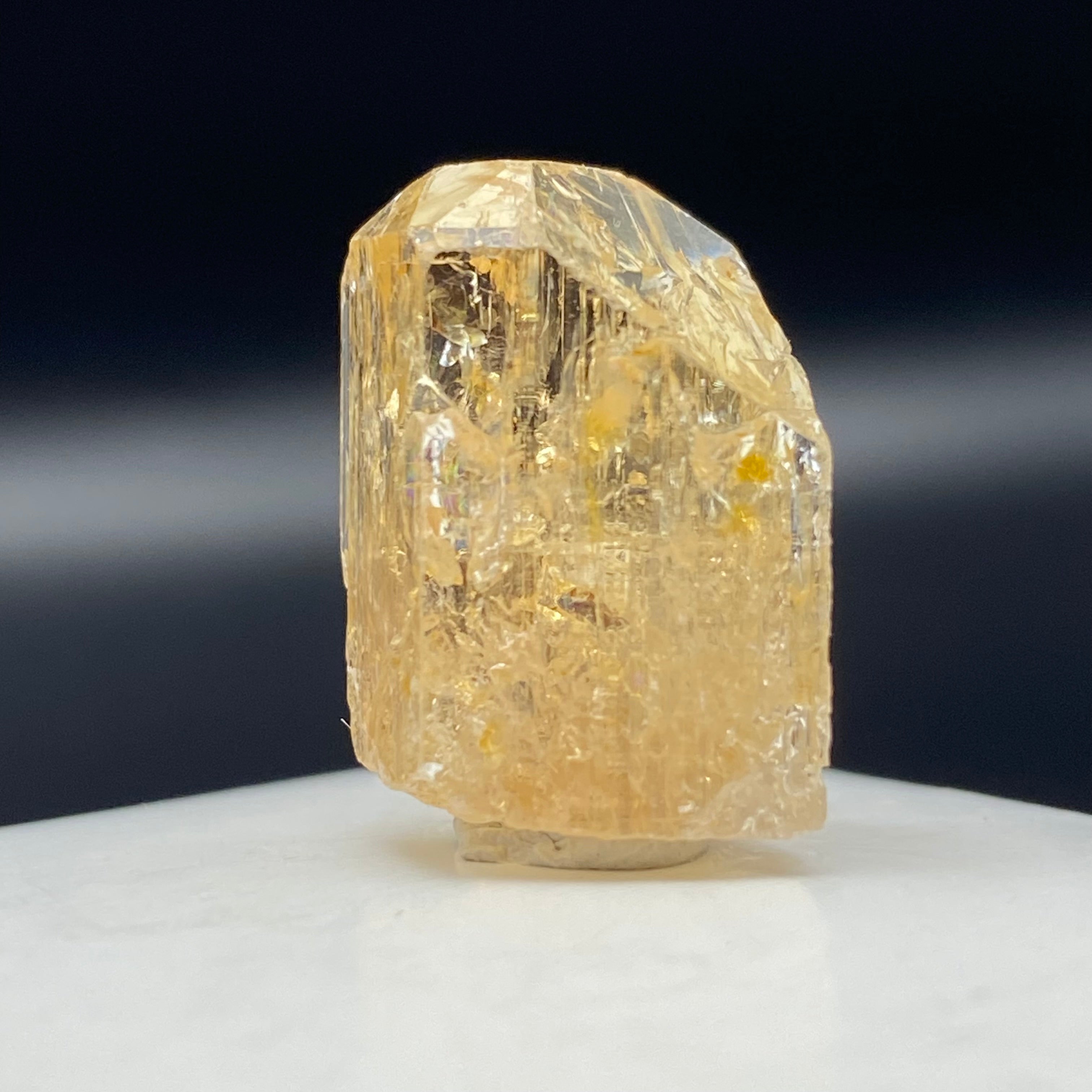 Imperial Topaz Natural Full Terminated Crystal - 126