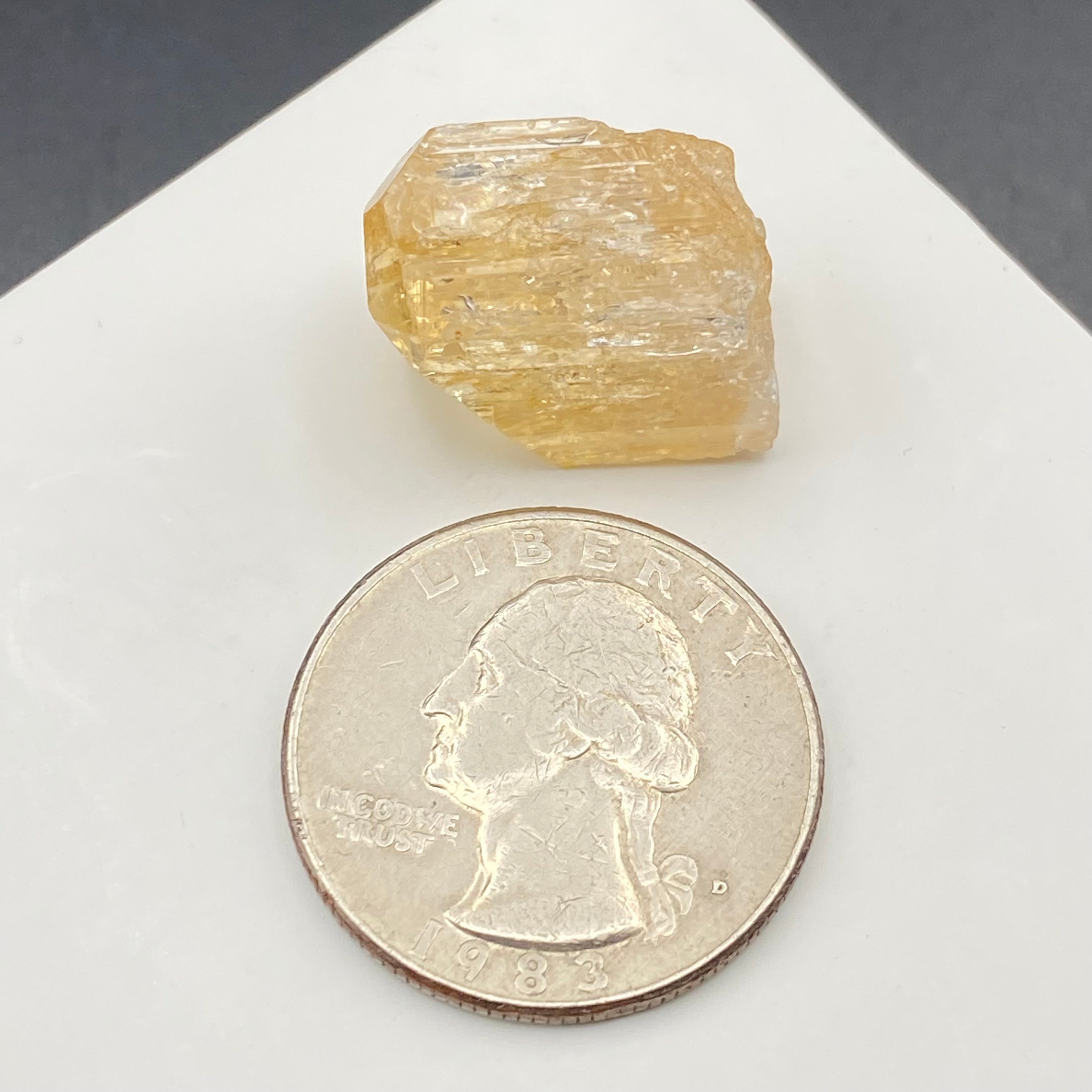 Imperial Topaz Natural Full Terminated Crystal - 126