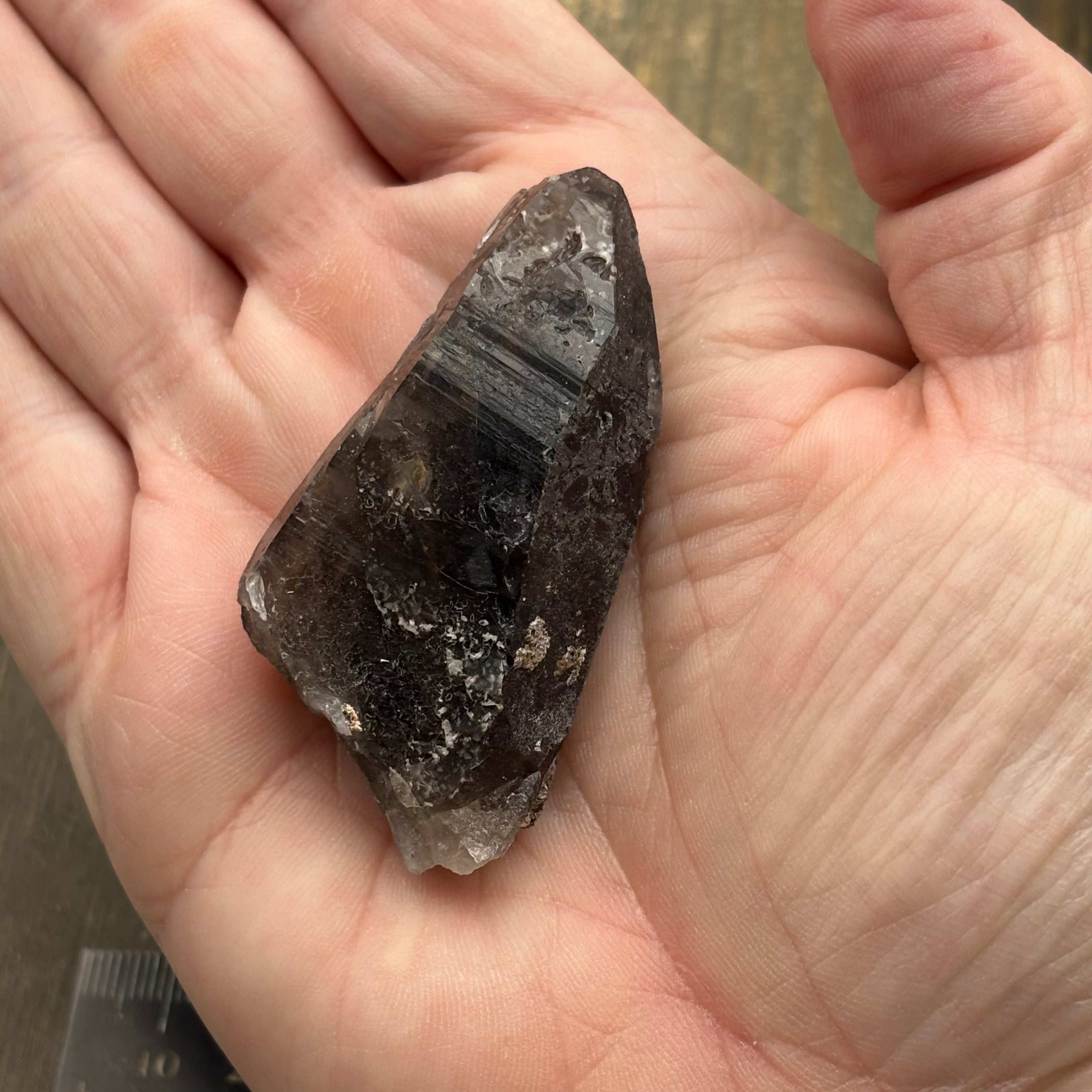 Dark Smoky Quartz Whole Crystal - 031
