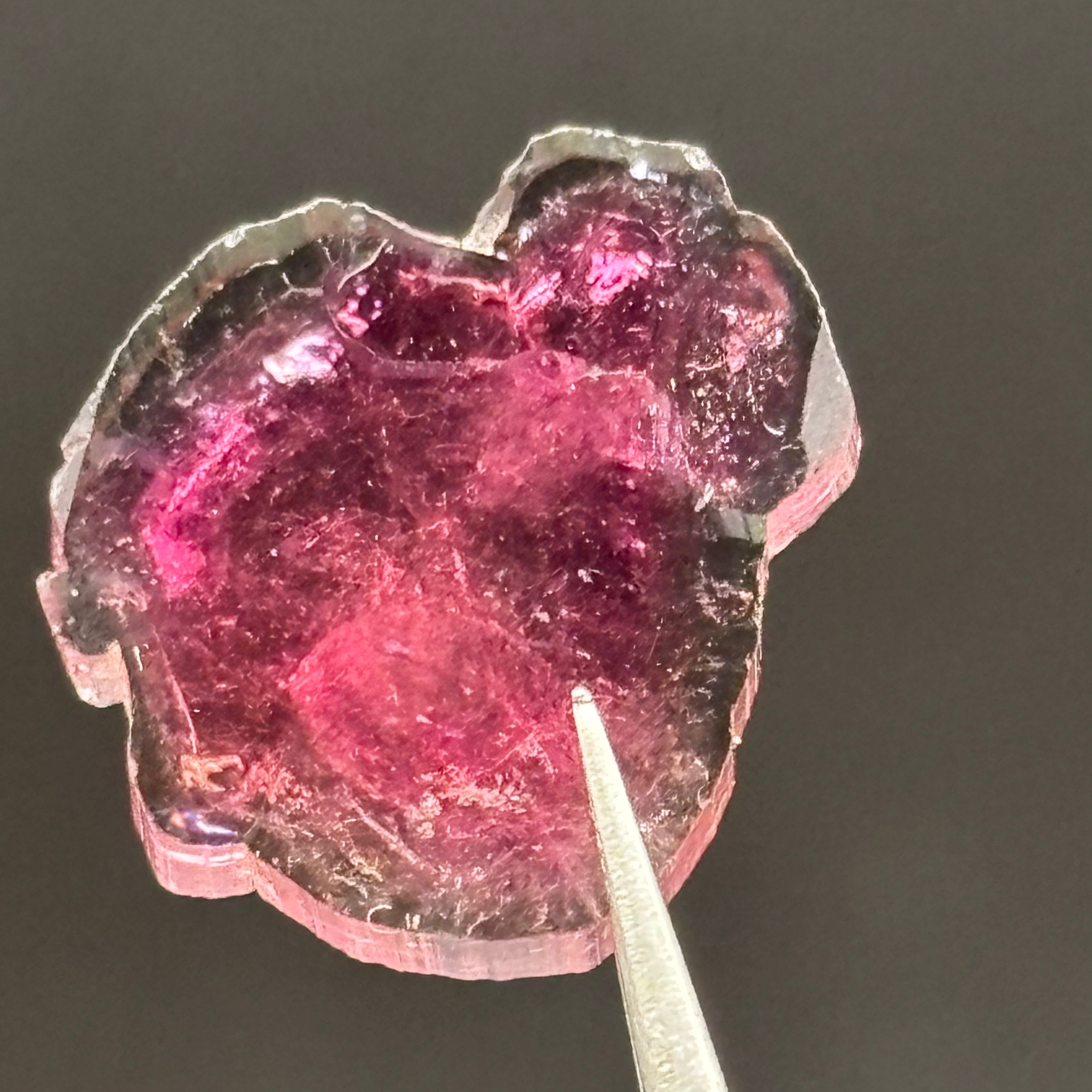 Watermelon Tourmaline Crystal Slice - 135