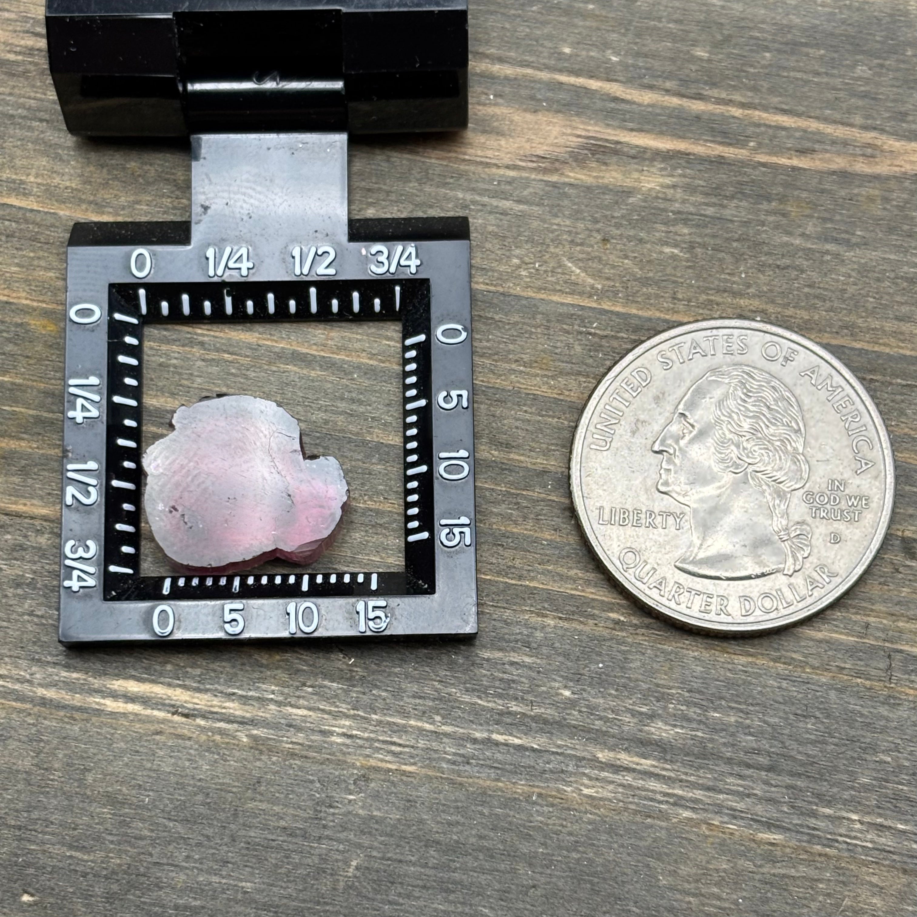 Watermelon Tourmaline Crystal Slice - 135