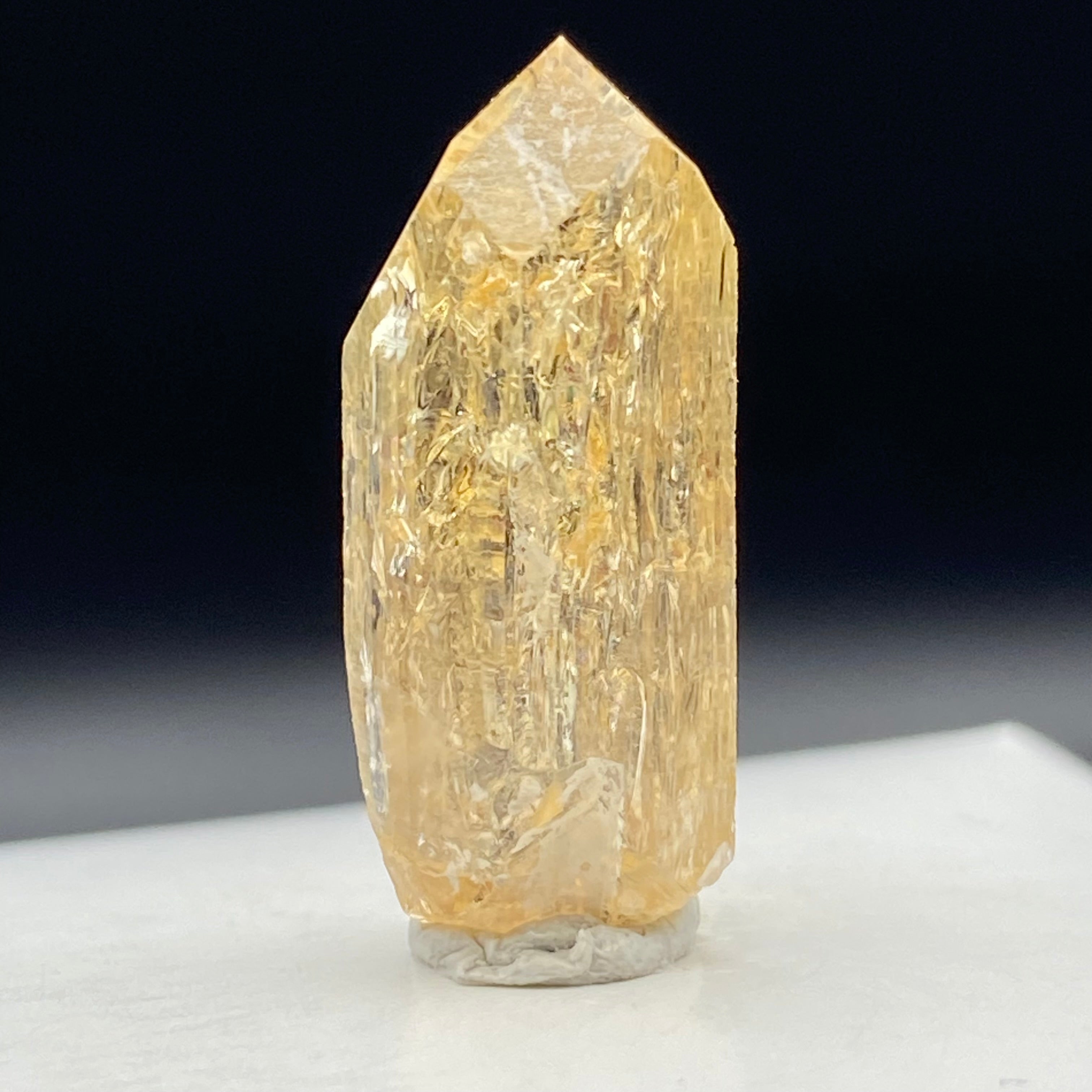 Imperial Topaz Natural Full Terminated Crystal - 134