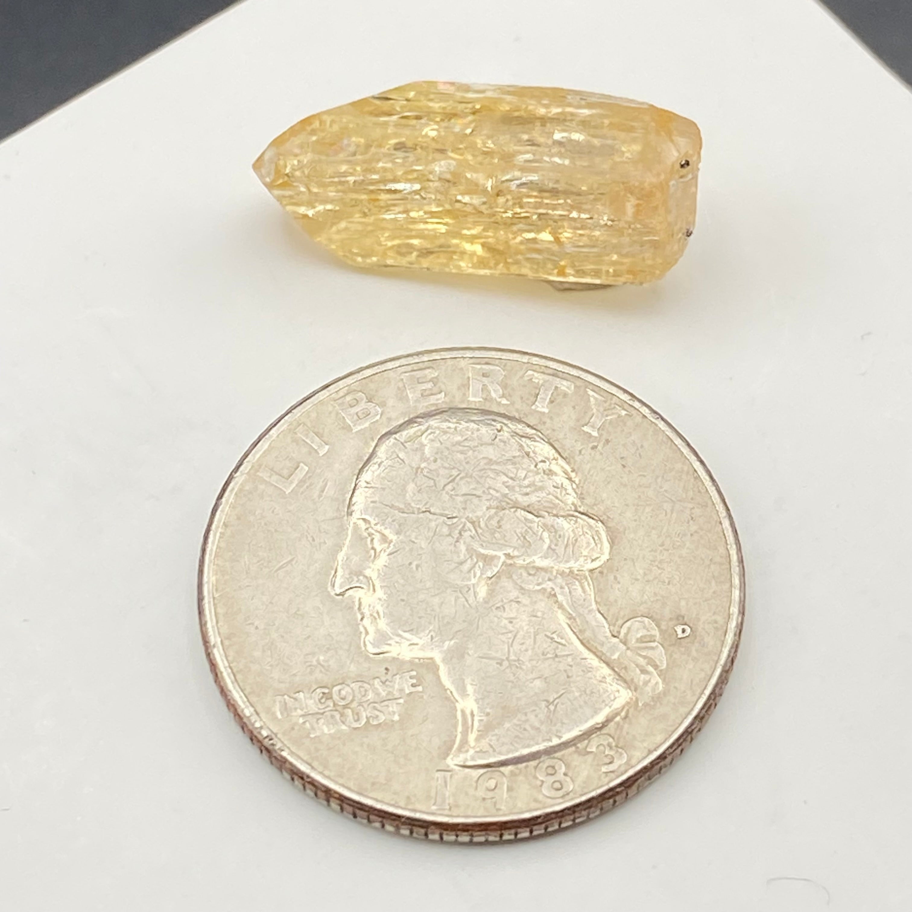 Imperial Topaz Natural Full Terminated Crystal - 134