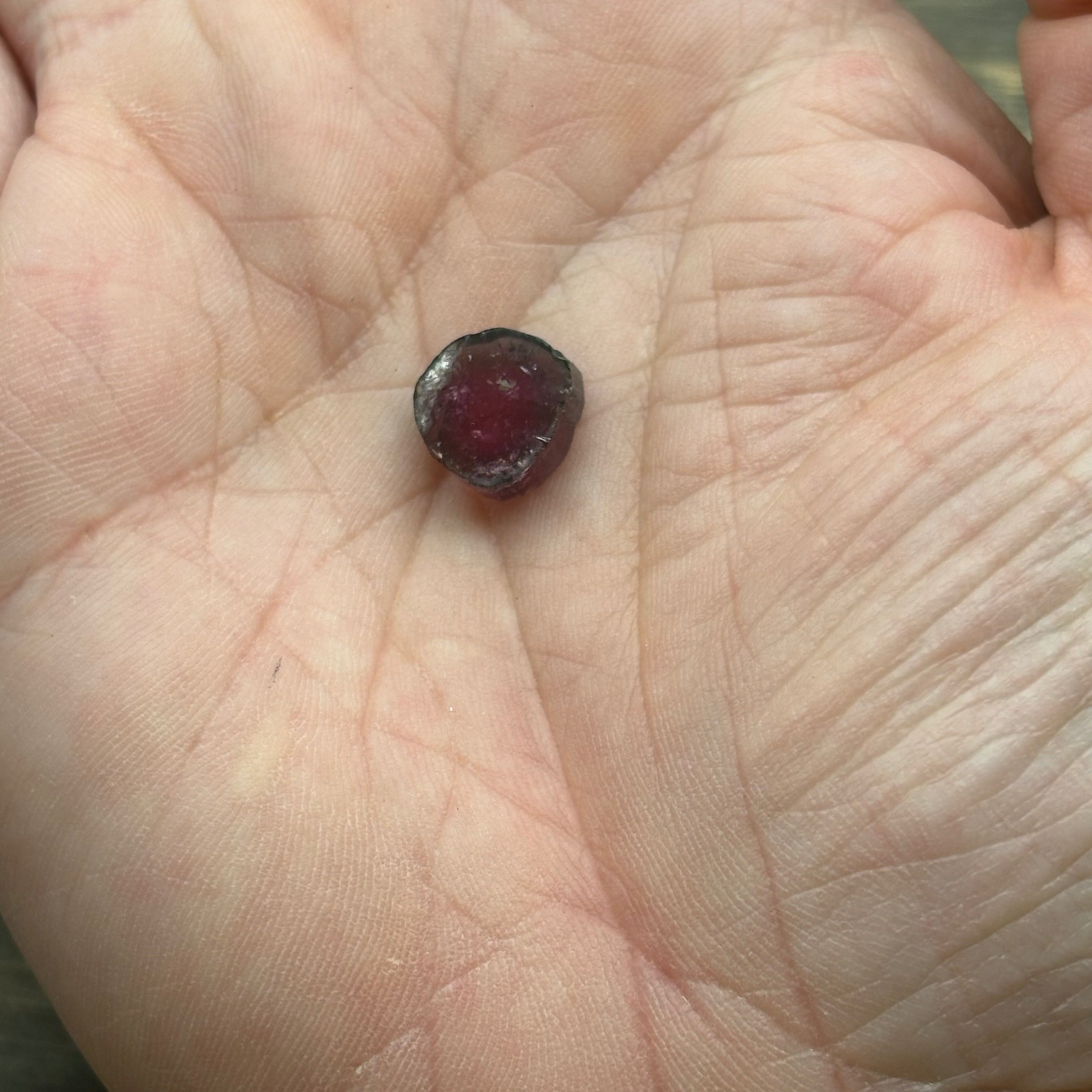 Watermelon Tourmaline Crystal Slice - 138