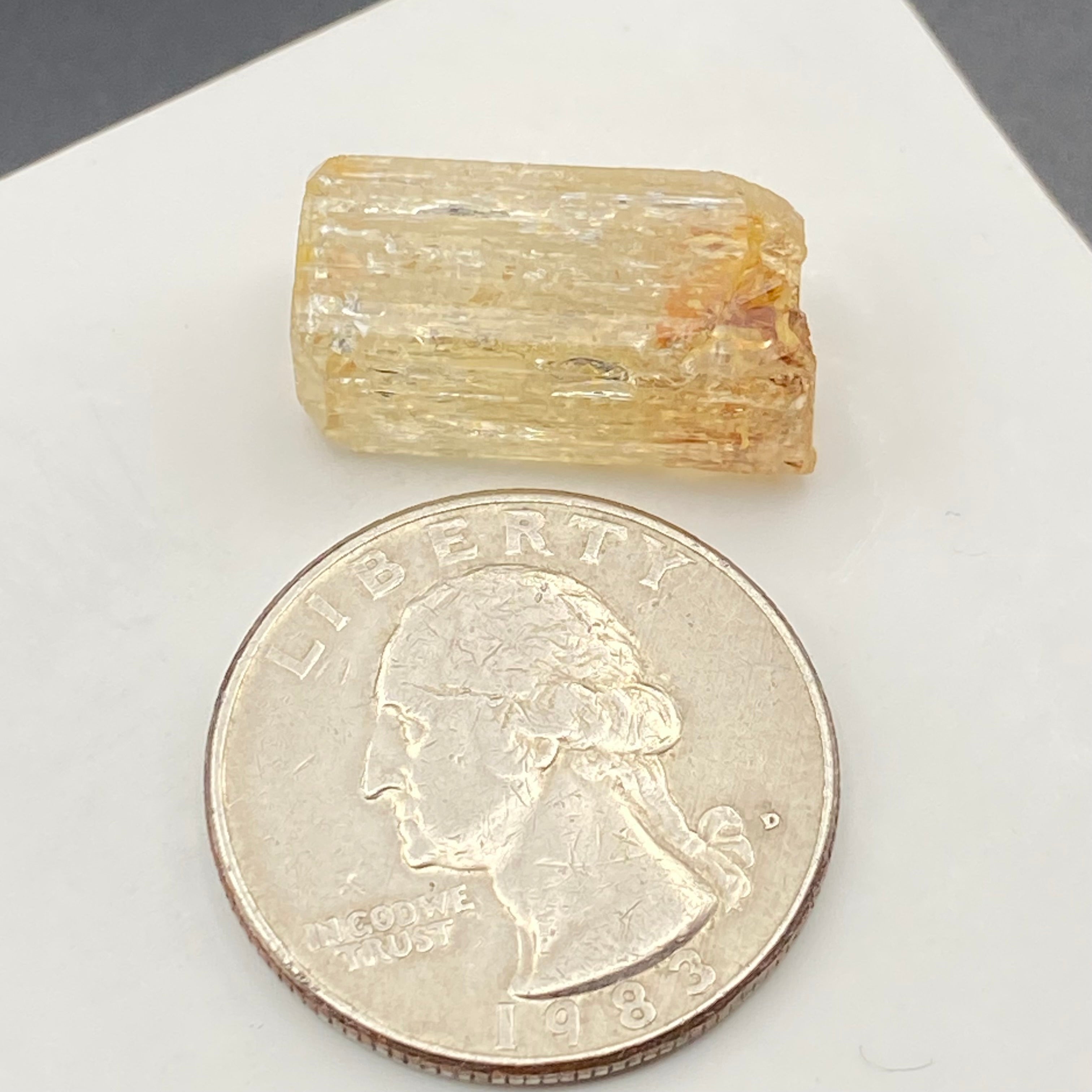 Imperial Topaz Natural Full Terminated Crystal - 144