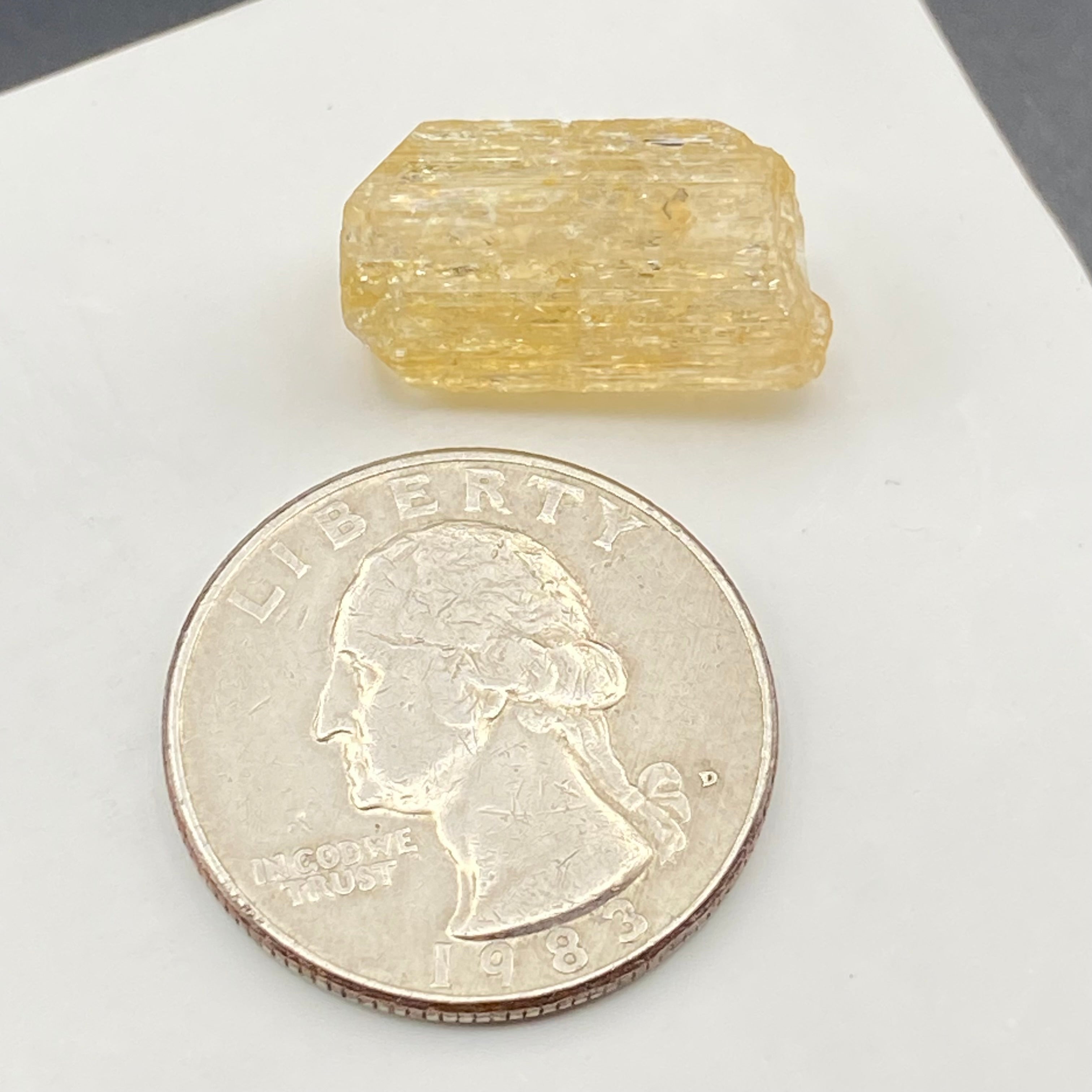 Imperial Topaz Natural Full Terminated Crystal - 150