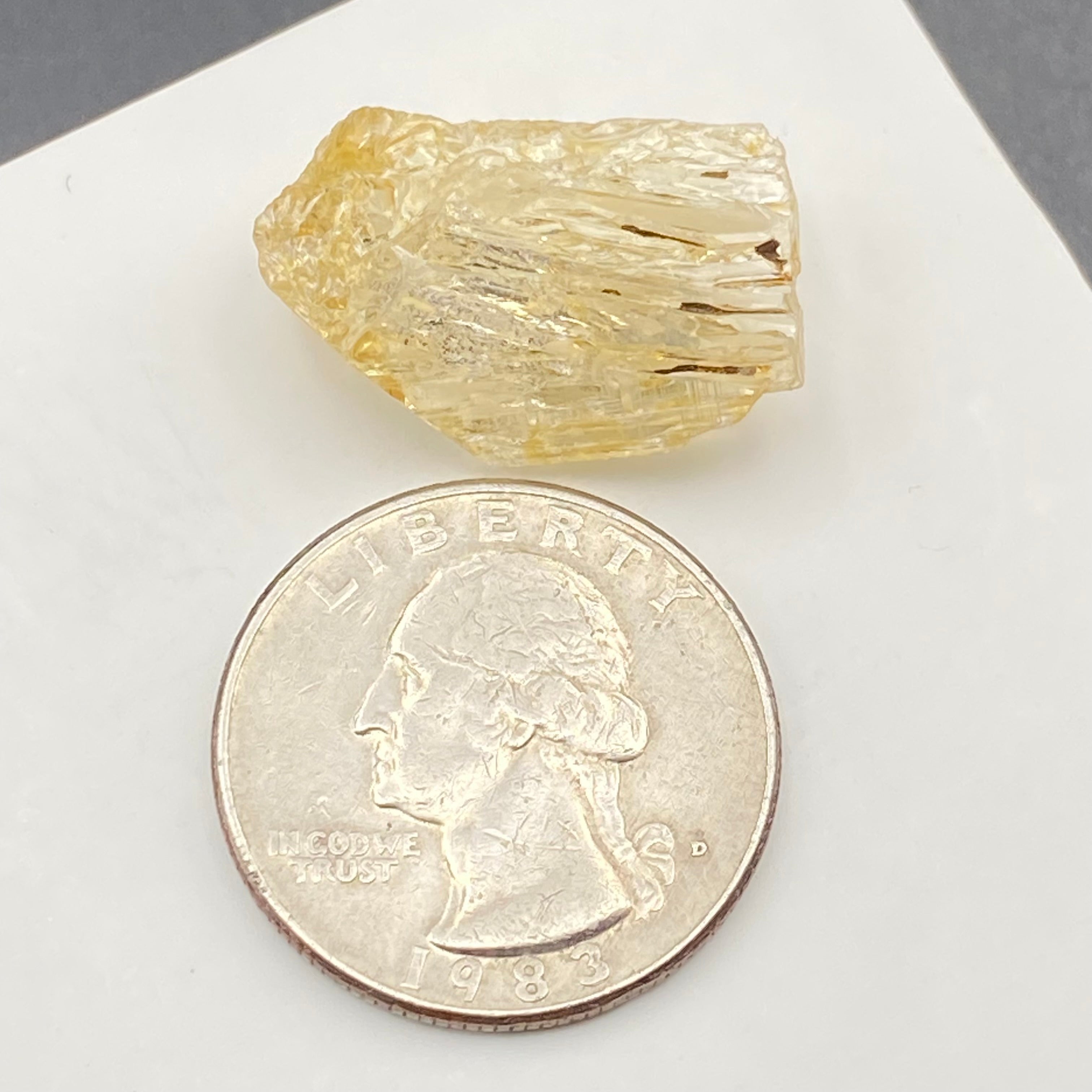 Imperial Topaz Natural Full Terminated Crystal - 154