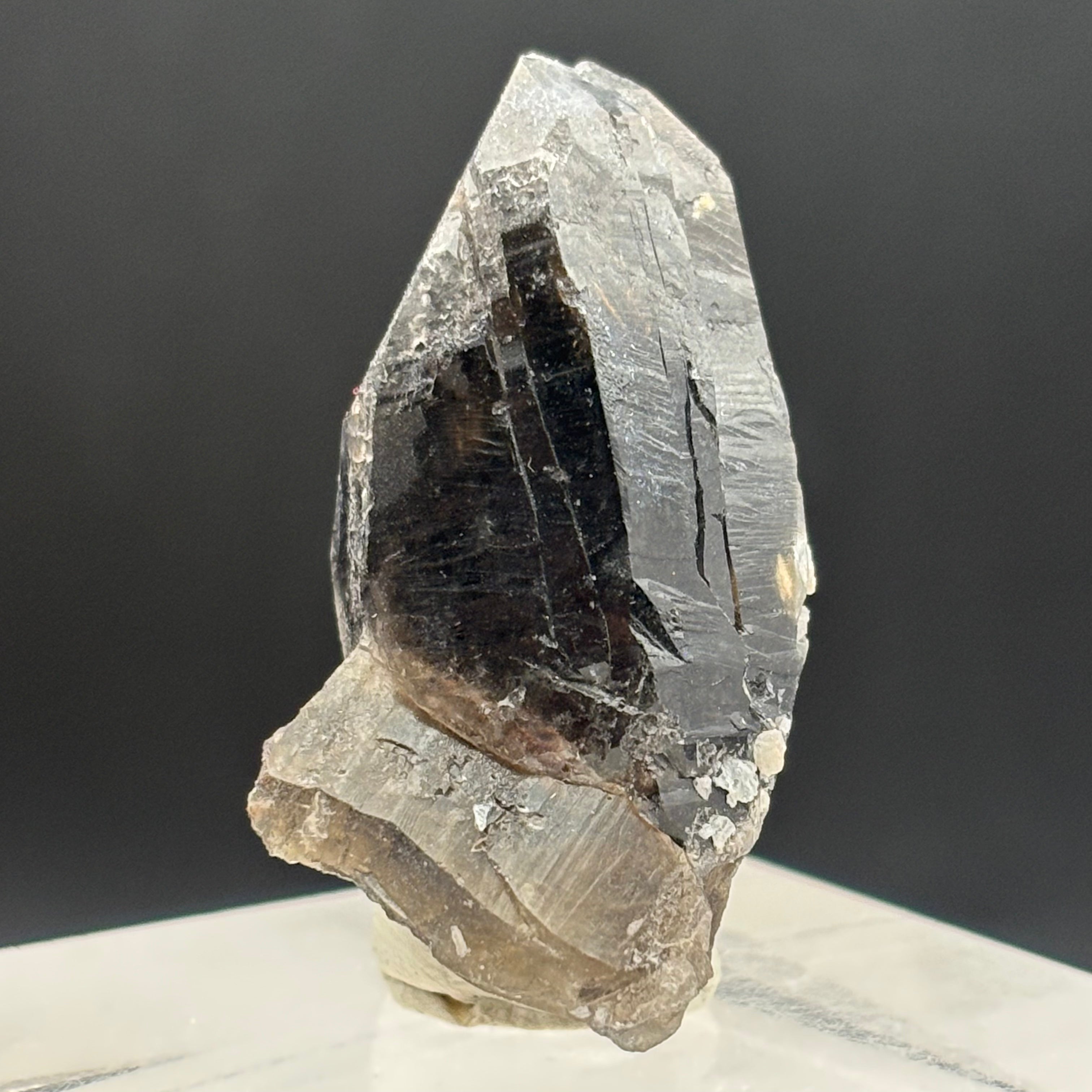 Dark Smoky Quartz Whole Crystal - 049