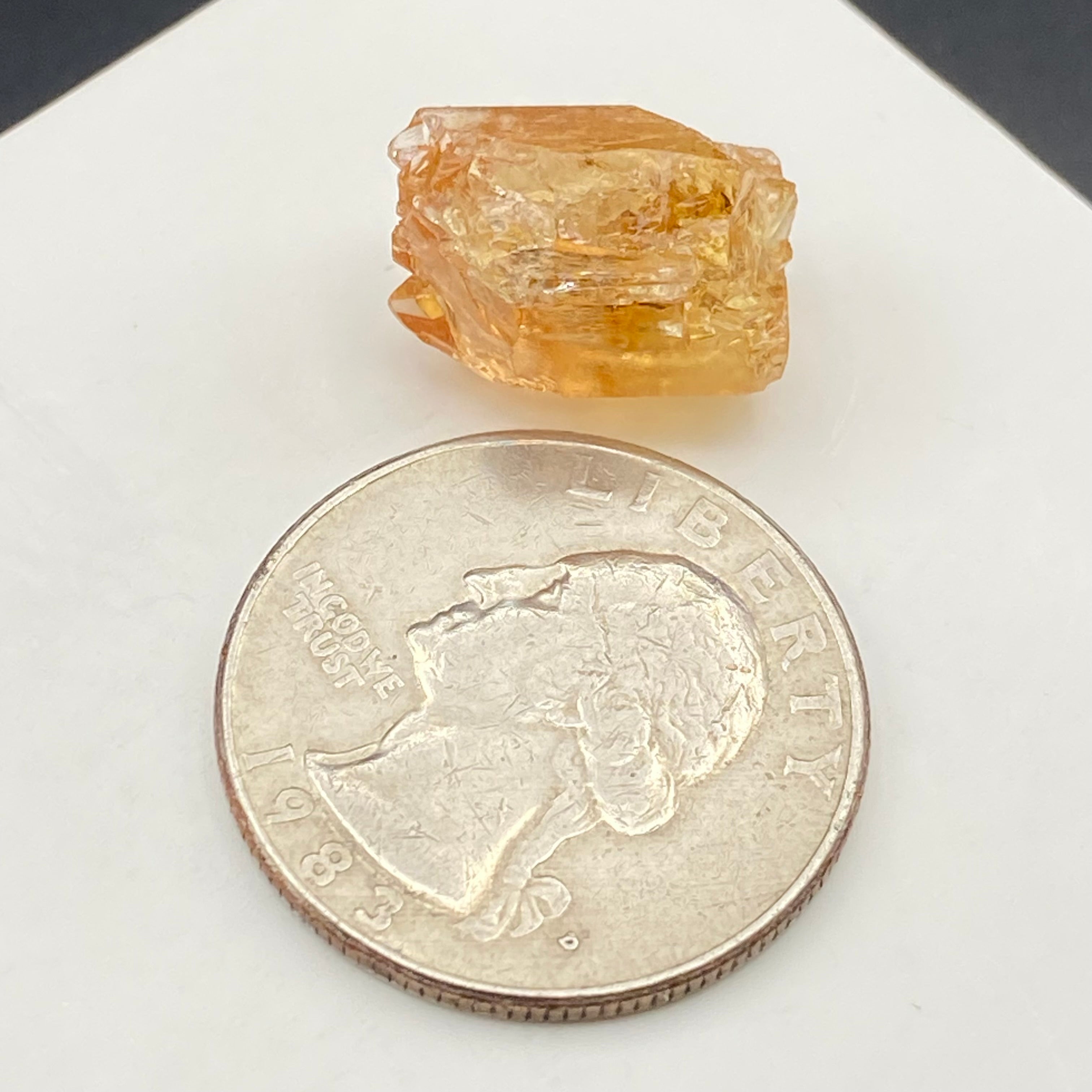 Imperial Topaz Non-Terminated Crystal - 135
