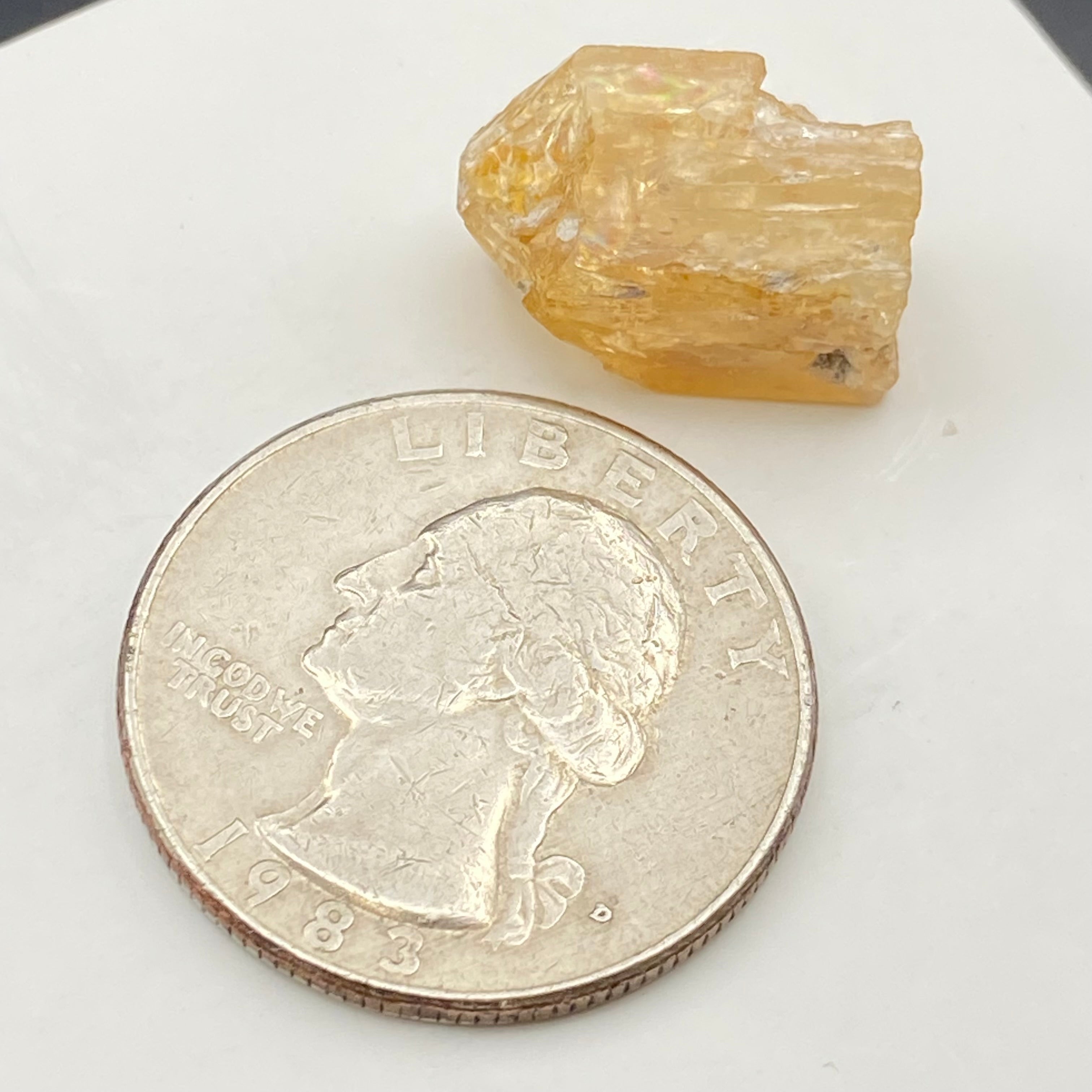 Imperial Topaz Non-Terminated Crystal - 139