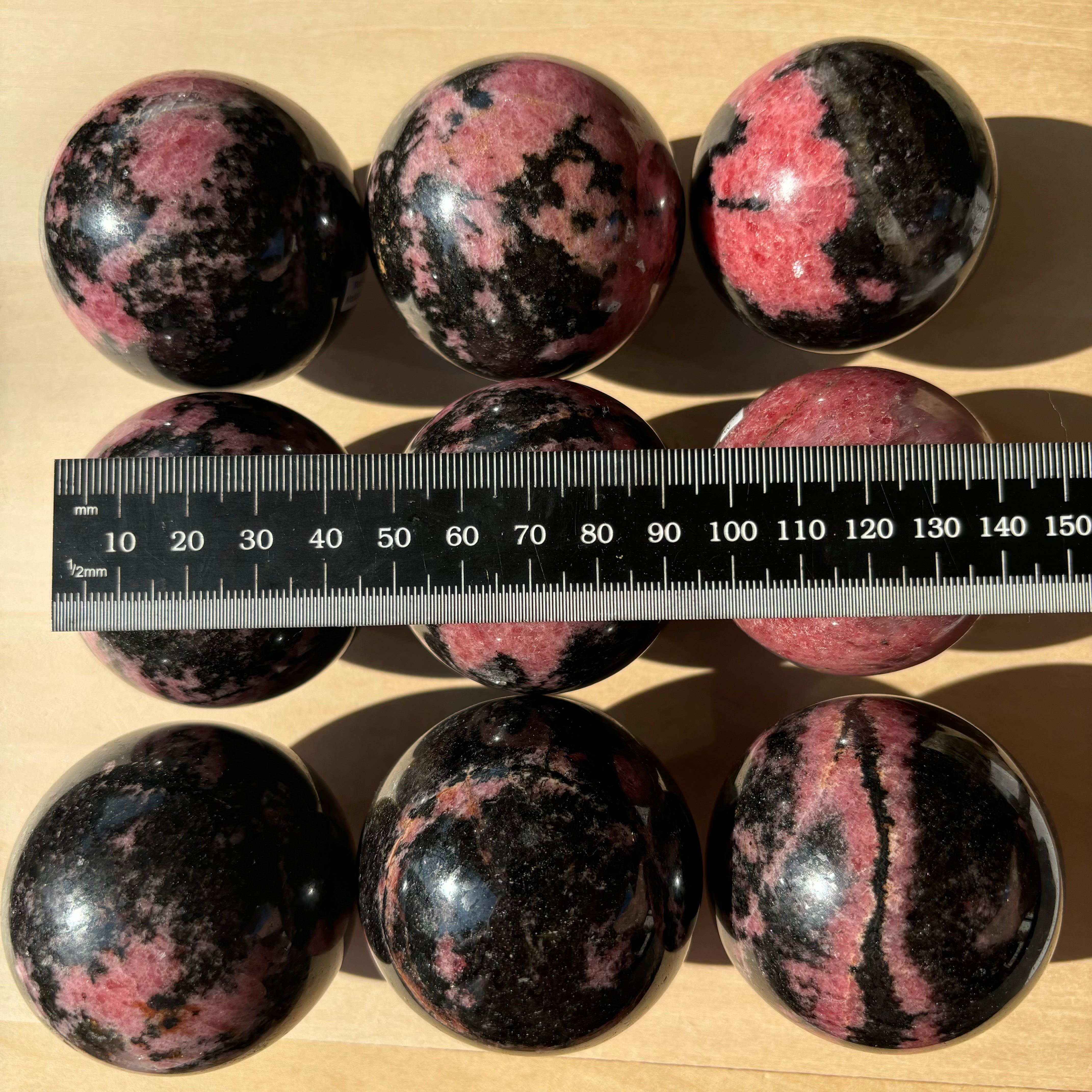 Rhodonite Sphere