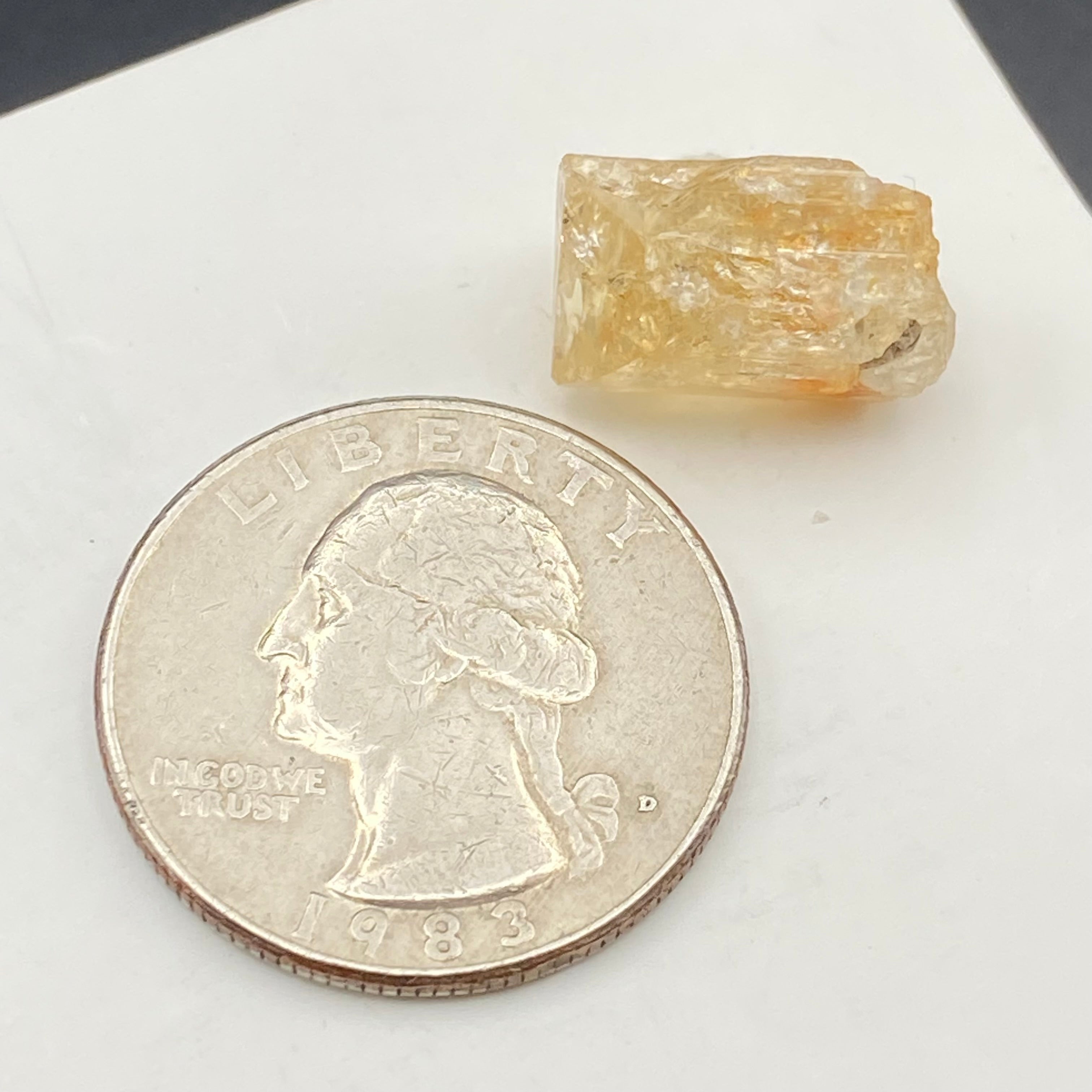 Imperial Topaz Non-Terminated Crystal - 141