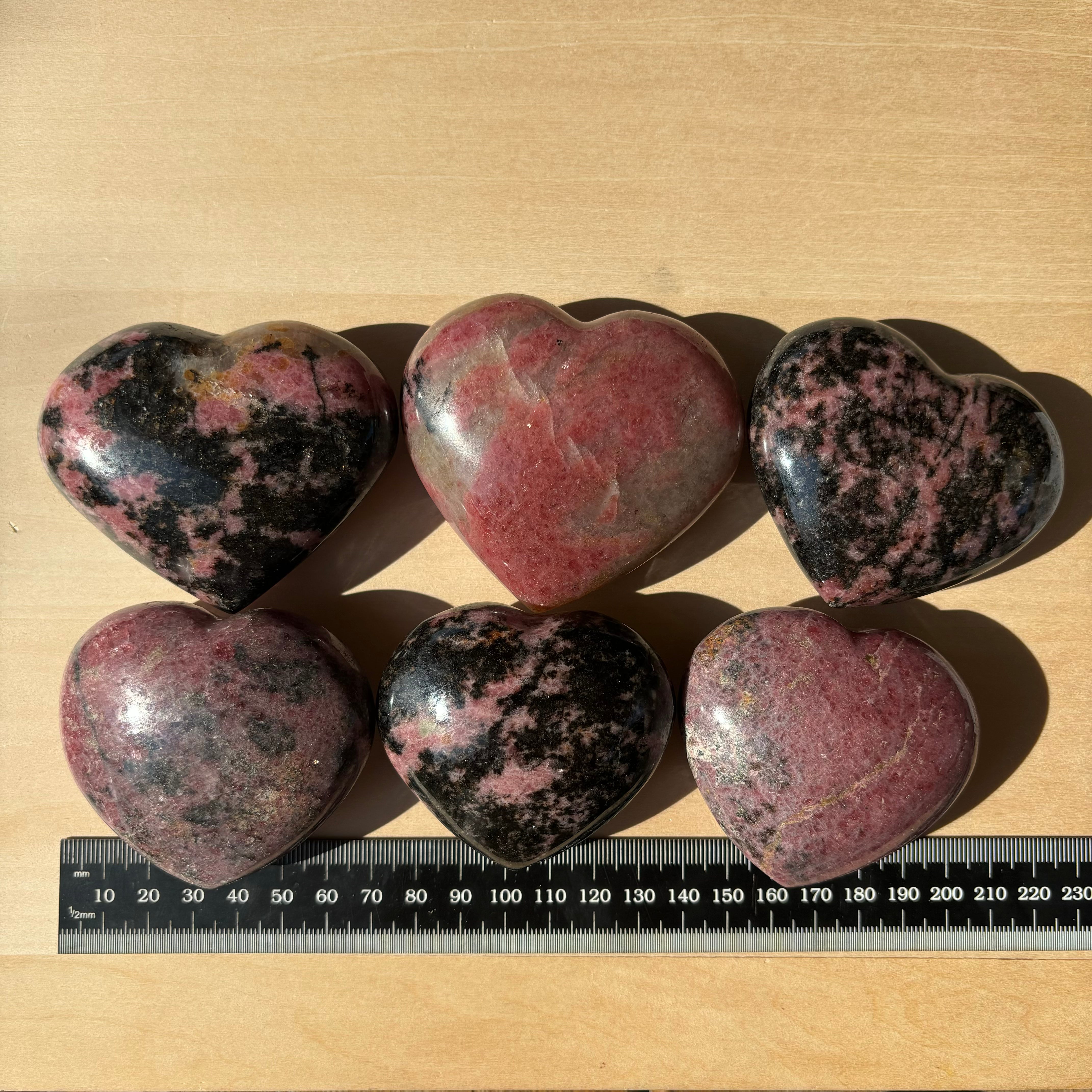 Rhodonite Heart