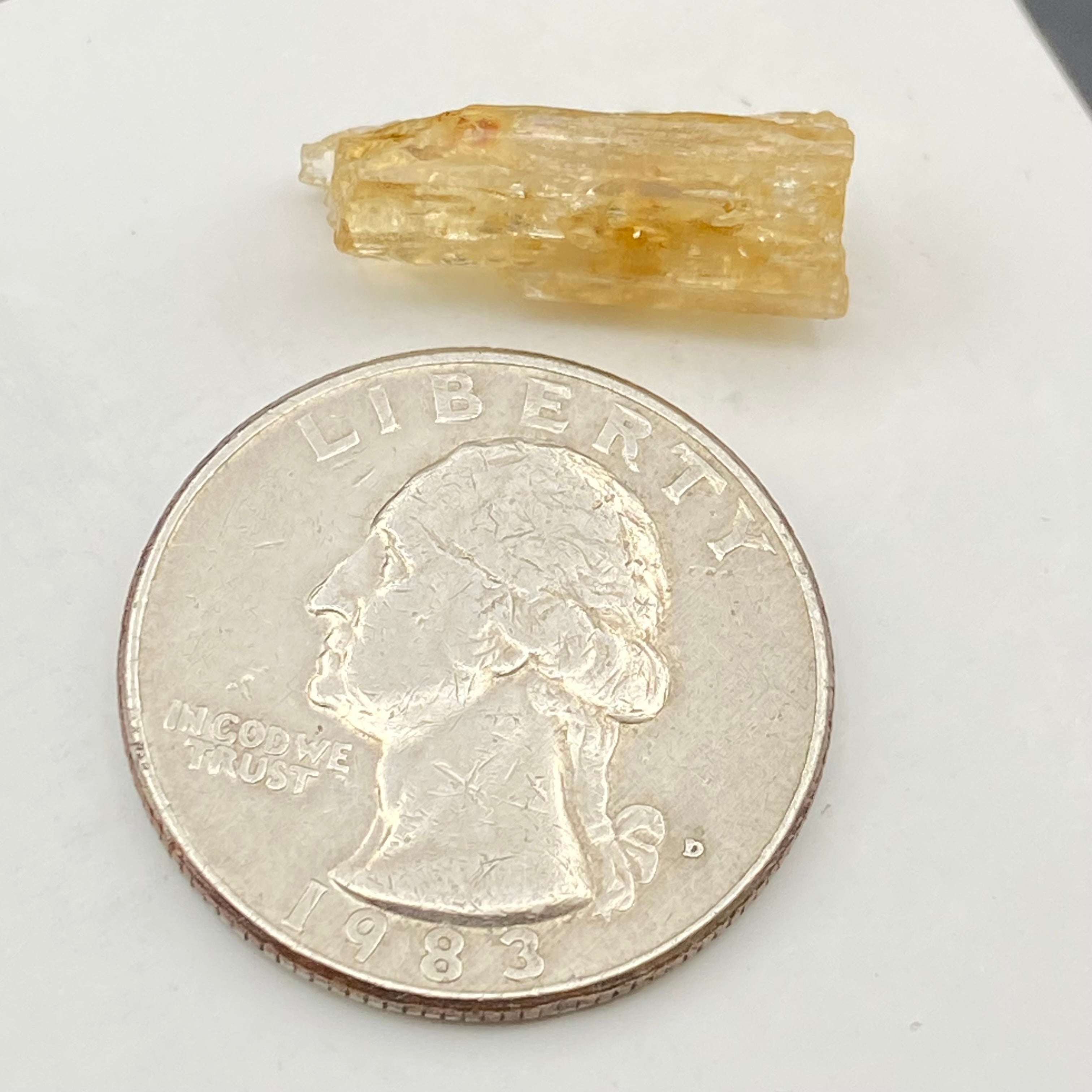 Imperial Topaz Non-Terminated Crystal - 144
